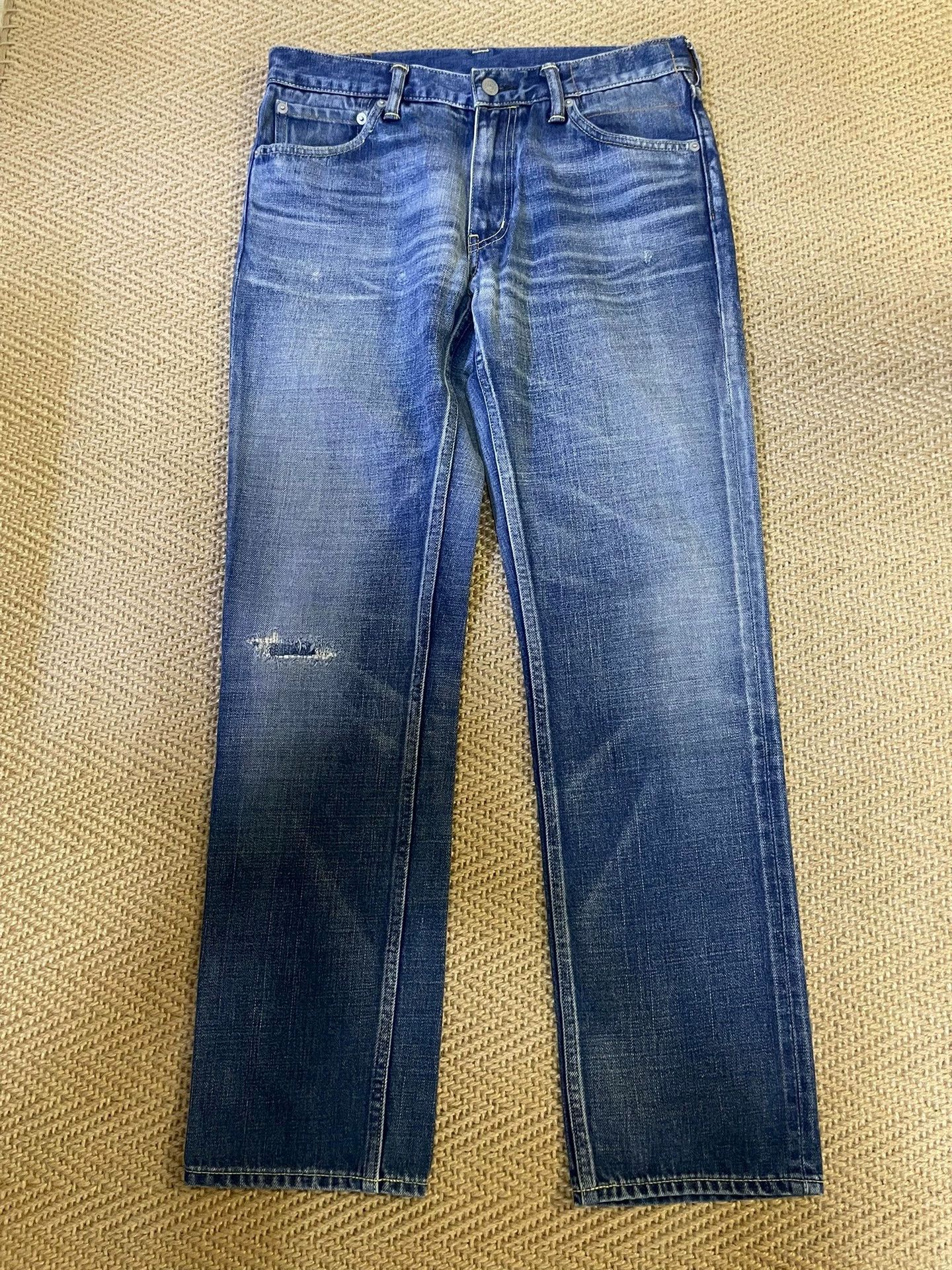 Visvim VISVIM 03D10 Fabric destruction washed jeans Size US 32 / EU 48 - 1 Thumbnail