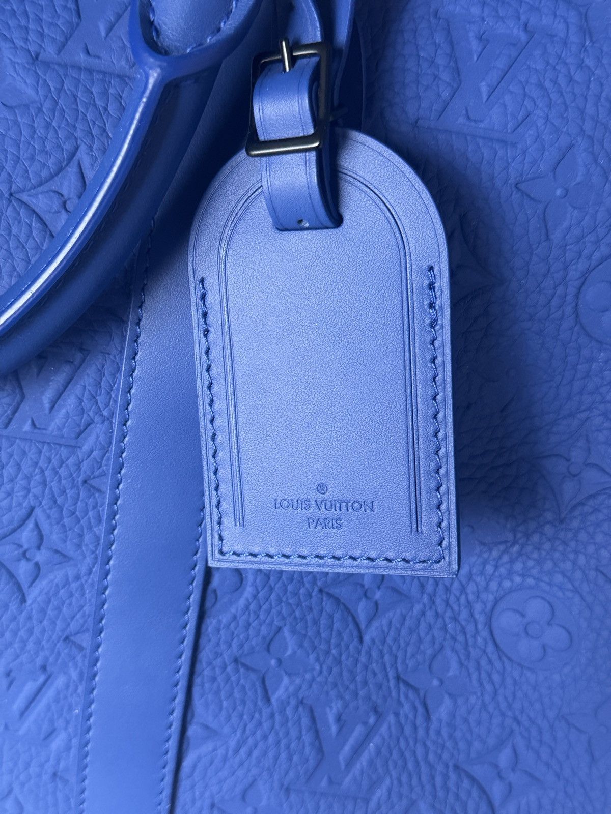 Louis Vuitton *RARE* Louis Vuitton Keepall Bandouliere 50 Racing Blue Size ONE SIZE - 11 Thumbnail