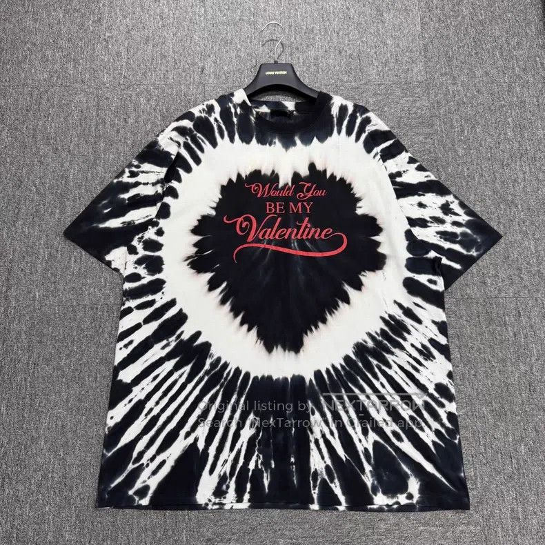 Balenciaga Balenciaga Tie-dye Heart Short Sleeve Size US XS / EU 42 / 0 - 1 Thumbnail