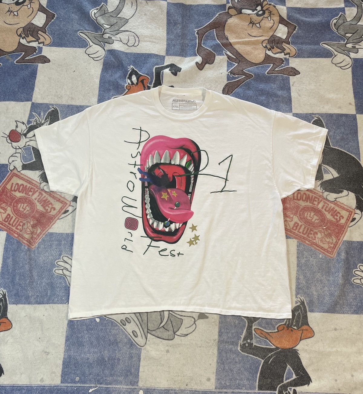 Travis Scott Travis Scott astroworld festival tee Size US XXL / EU 58 / 5 - 1 Thumbnail