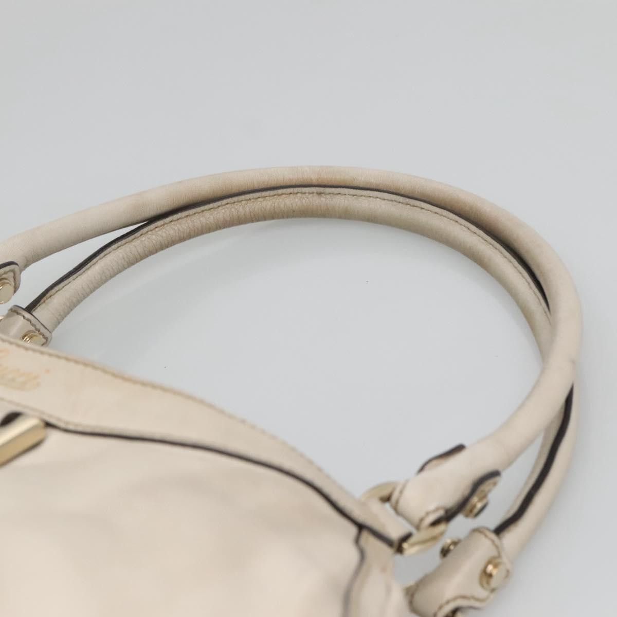Gucci GUCCI Tote Bag Leather Ivory Gold Size ONE SIZE - 8 Thumbnail
