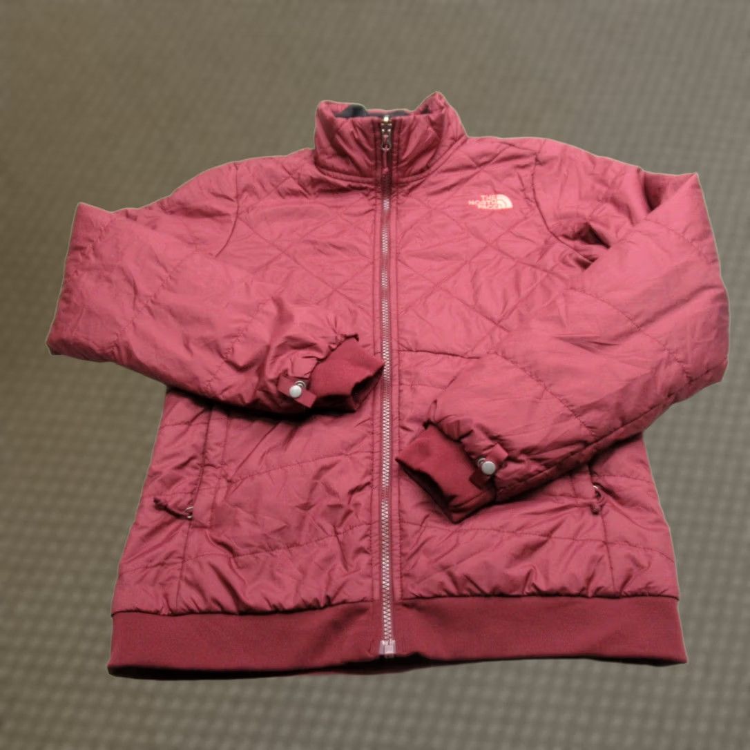 The North Face The North Face Jacket Womens Burgundy Quilted Puffer Lightweight Pack S Red Zip Size S / US 4 / IT 40 - 1 Thumbnail