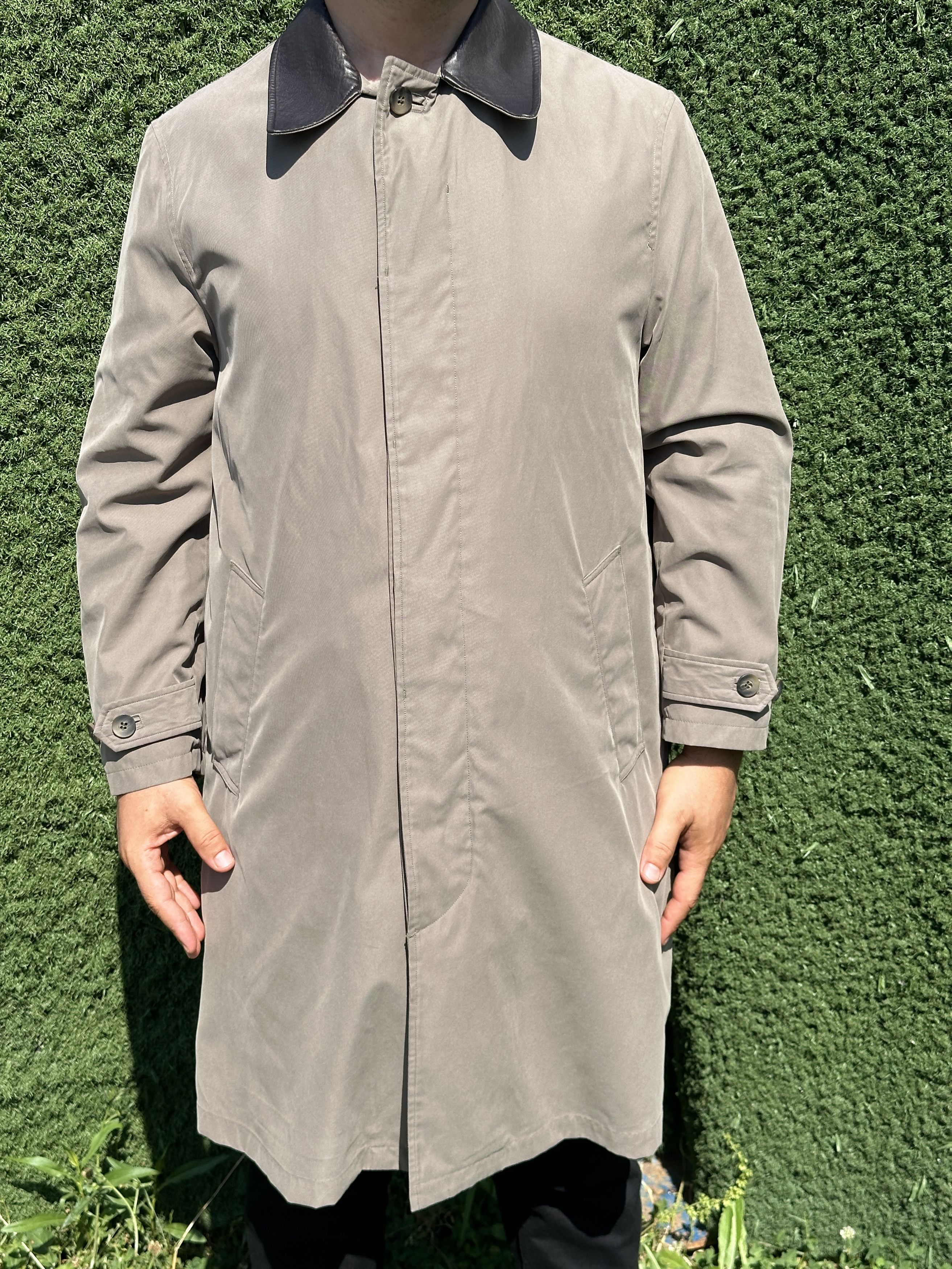 Ermenegildo Zegna Ermenegildo Zegna Prorsum Trench Coat Leather Long Size 48 M Size US M / EU 48-50 / 2 - 5 Thumbnail