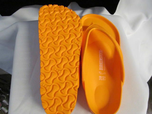 Birkenstock Stylish Orange Flip Flops - Perfect for Summer Days Size US 7 / IT 37 - 2 Thumbnail