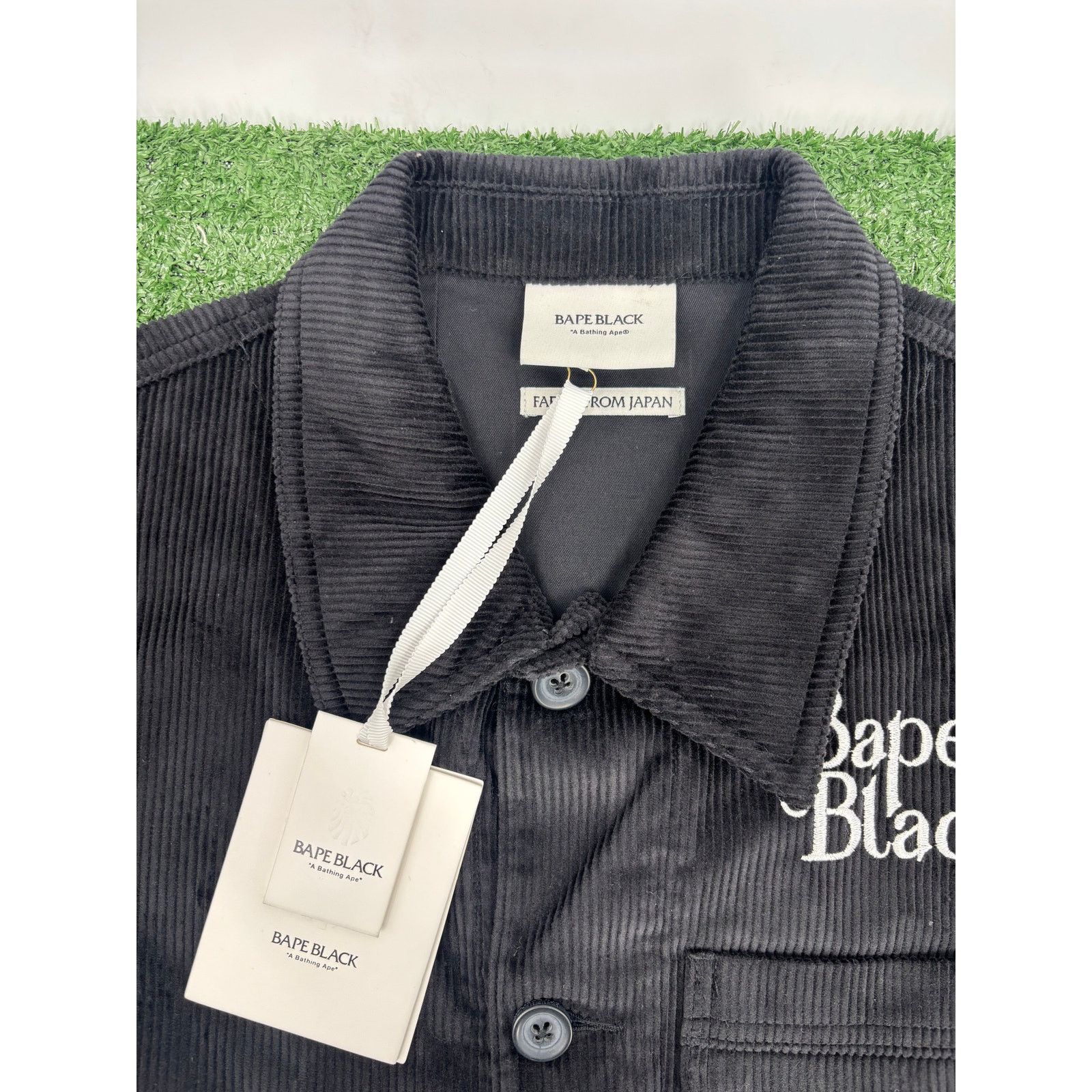 Bape BAPE Black Japan Corduroy Black Down Work Jacket Size Large Size US L / EU 52-54 / 3 - 8 Thumbnail