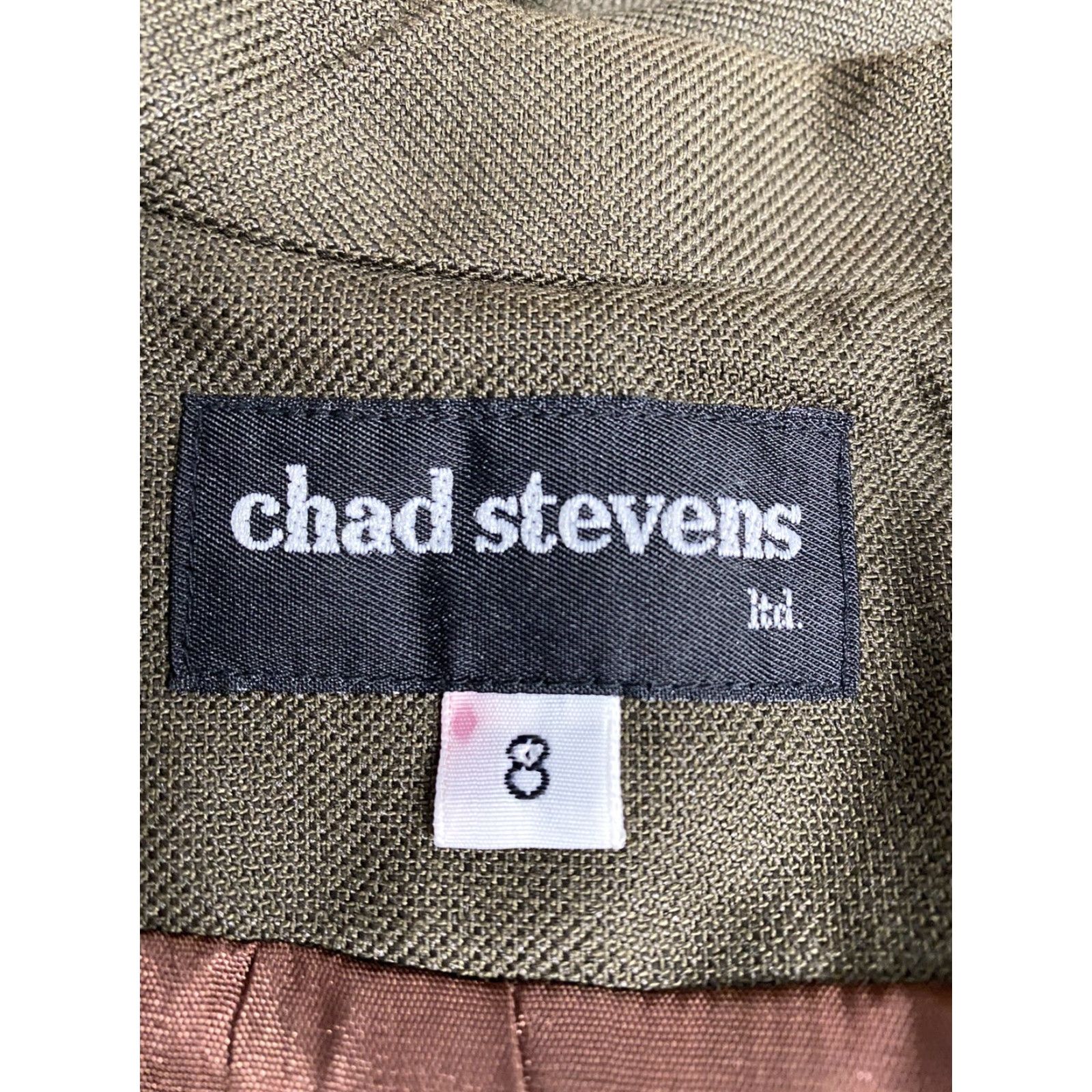 Vintage VINTAGE CHAD STEVENS Coat Womens 8 Green Long Forrest 3 Button Lined Jacket Size M / US 6-8 / IT 42-44 - 6 Thumbnail