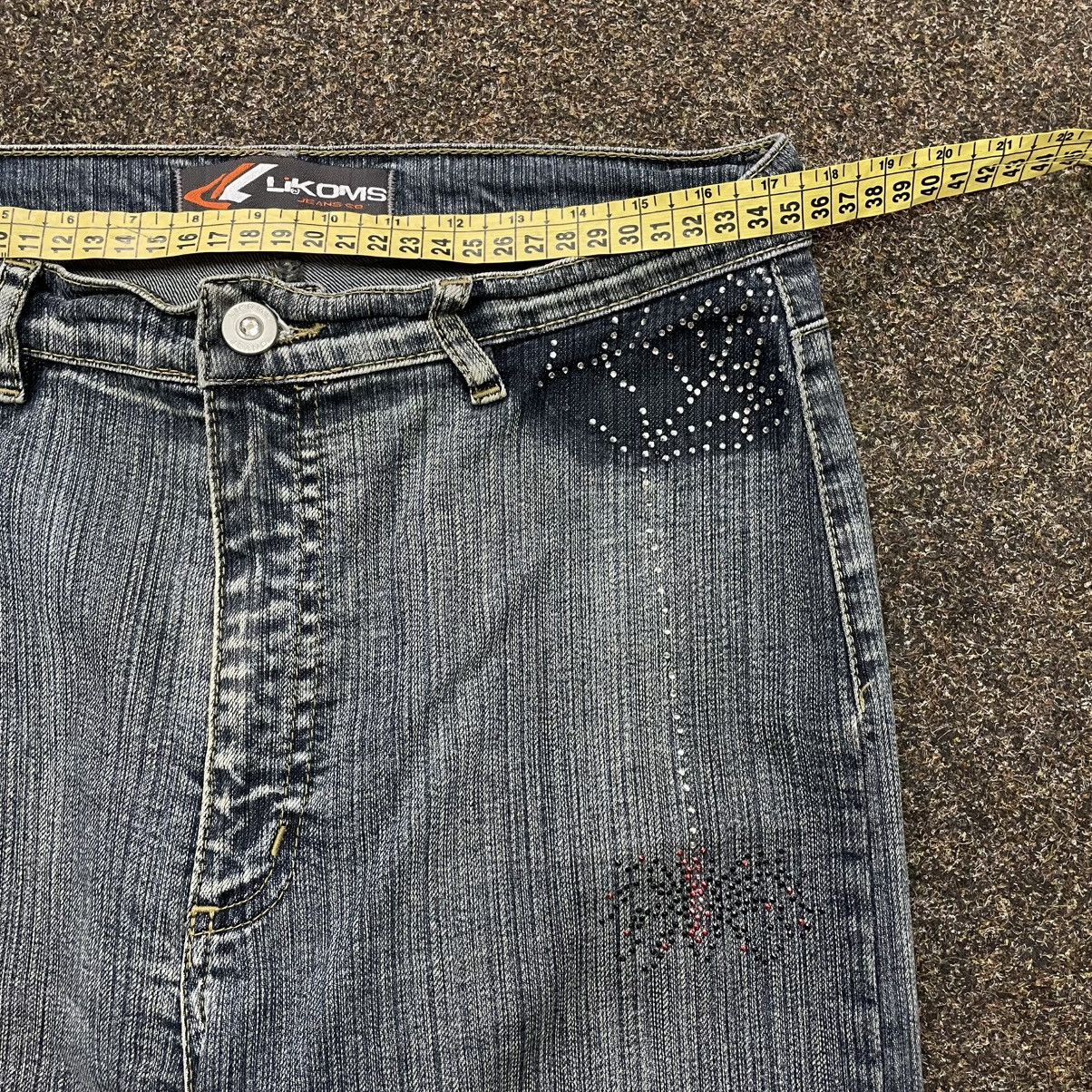 Vintage Vintage Y2K Baggy Flared Jeans Sun Faded Grunge Logo 32 Size 32" / US 10 / IT 46 - 6 Thumbnail