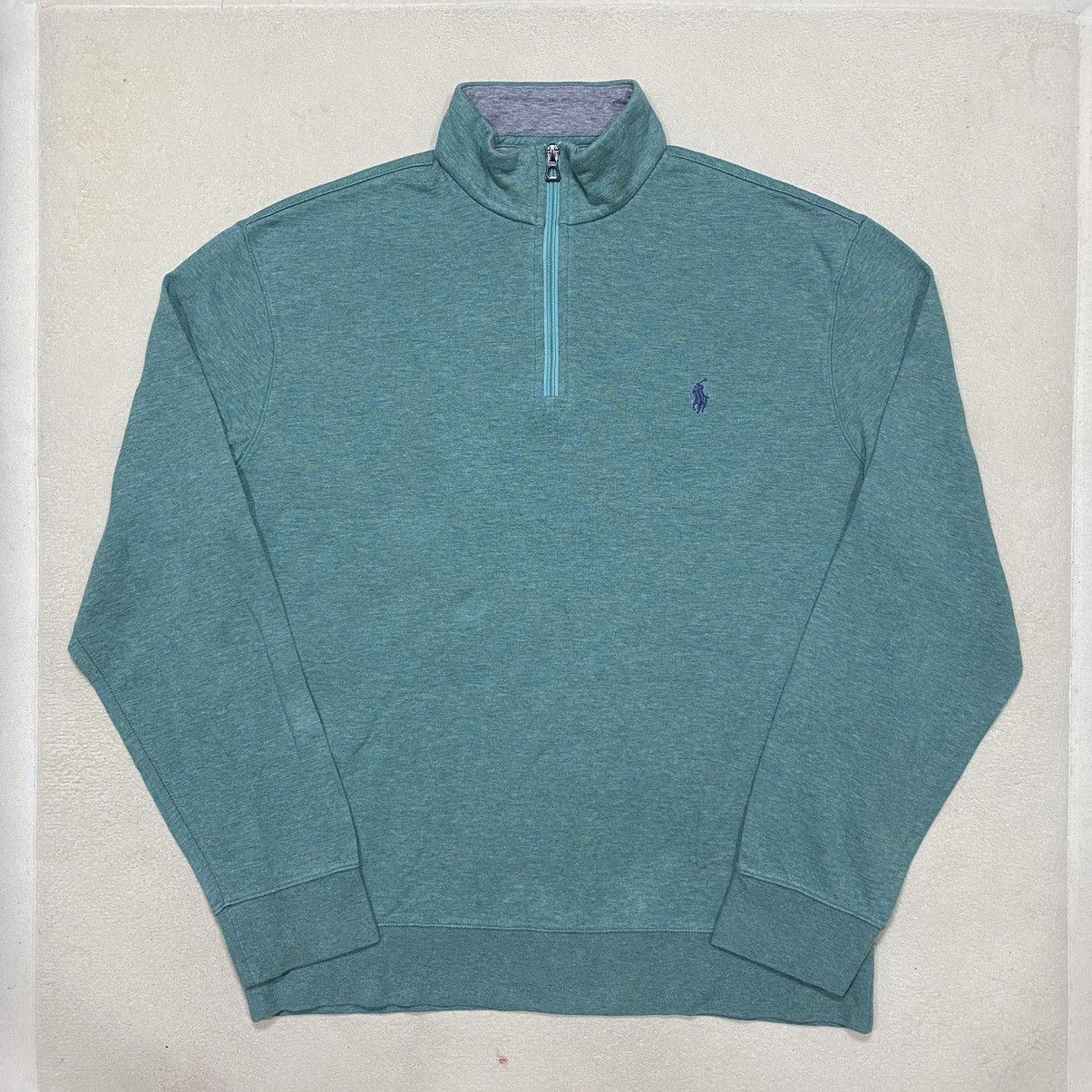 Polo RALPH LAUREN Embroidered Logo Half Zipper Sweatshirt