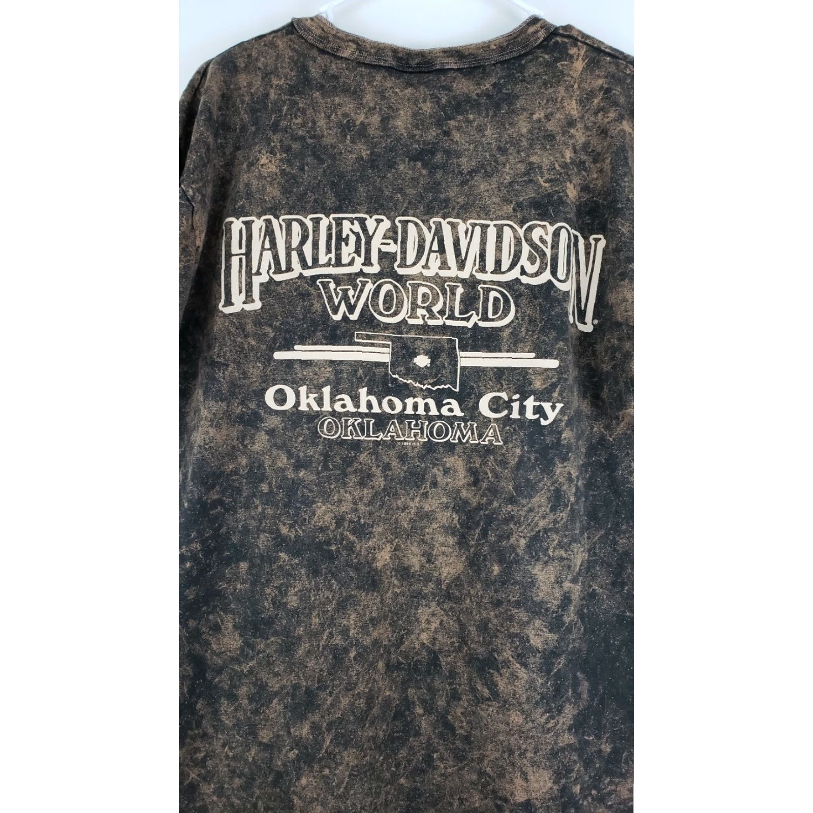 Harley Davidson VINTAGE Harley-Davidson Shirt Harley-Davidson Brown Henley T-Shirt Adult Large Mens L Brown Tie Dye Motorcycles Oklahoma City Size US L / EU 52-54 / 3 - 5 Thumbnail