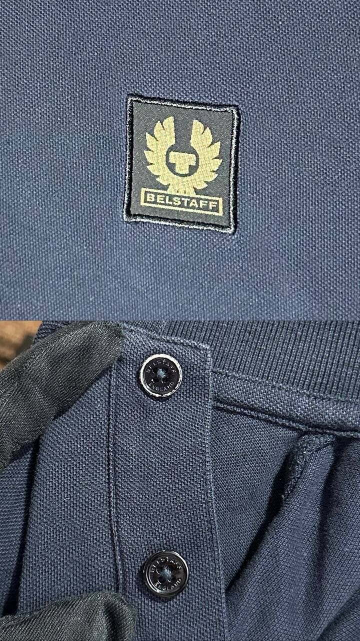 Belstaff Belstaff Polo t Shirt Cotton dark blue classic Size US M / EU 48-50 / 2 - 2 Thumbnail