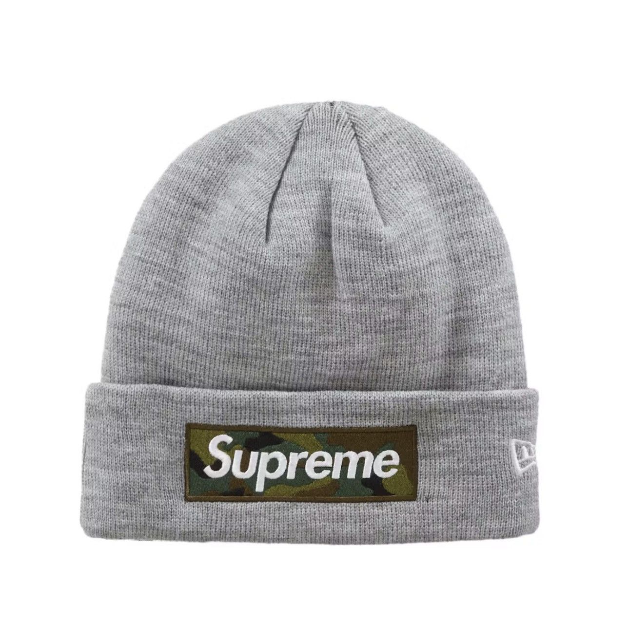 Supreme Supreme New Era S Logo Beanie Ash Grey | Grailed