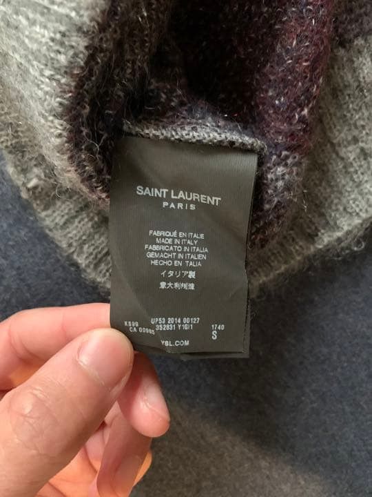 Saint Laurent Paris Saint Laurent Paris FW14 Argyle Knit Vest - Hedi Slimane Size US S / EU 44-46 / 1 - 5 Thumbnail