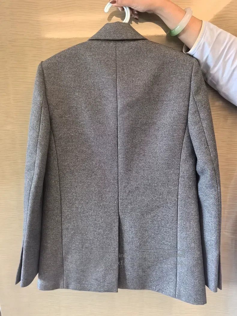 Balenciaga Balenciaga Gray Coat Size XXS / US 00 / IT 34 - 2 Thumbnail