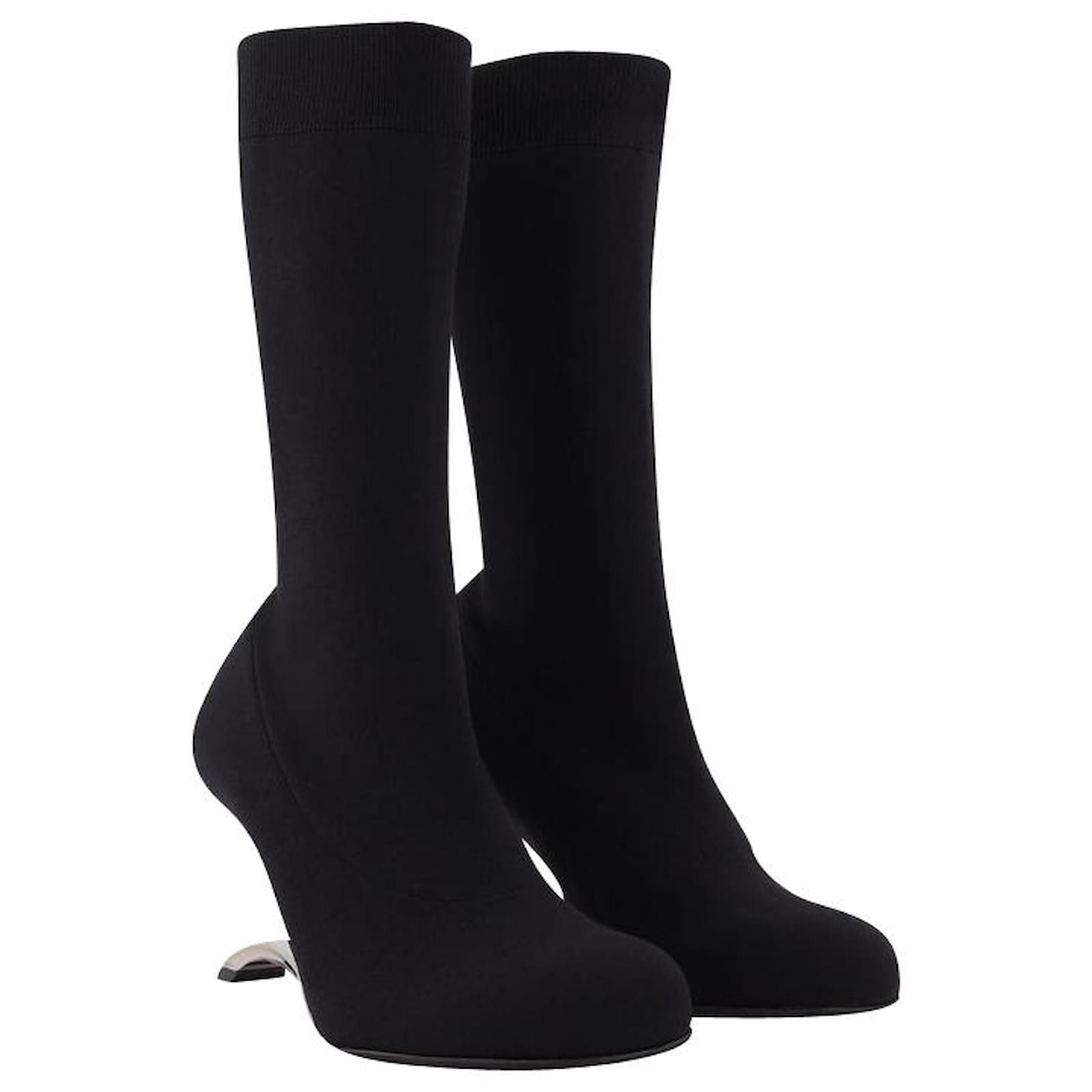 Alexander McQueen o1y0225 Boots in Black Size US 6 / IT 36 - 2 Thumbnail