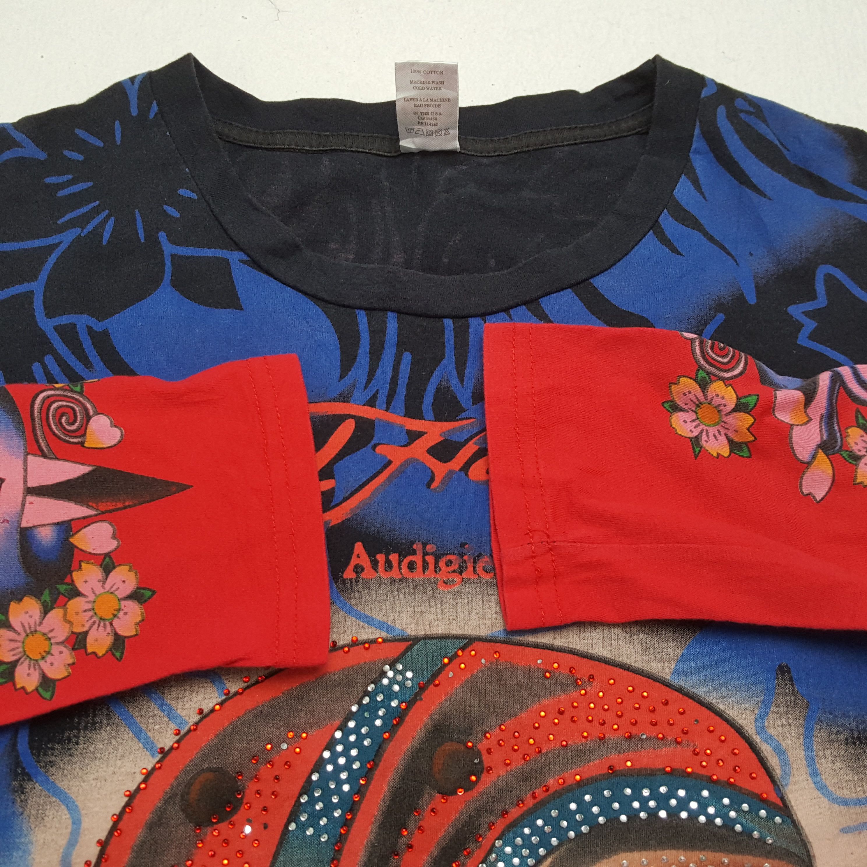 Christian Audigier × Ed Hardy × Vintage Vintage ED HARDY by CHRISTIAN AUDIGIER Italian Designer Tees Size US L / EU 52-54 / 3 - 9 Thumbnail