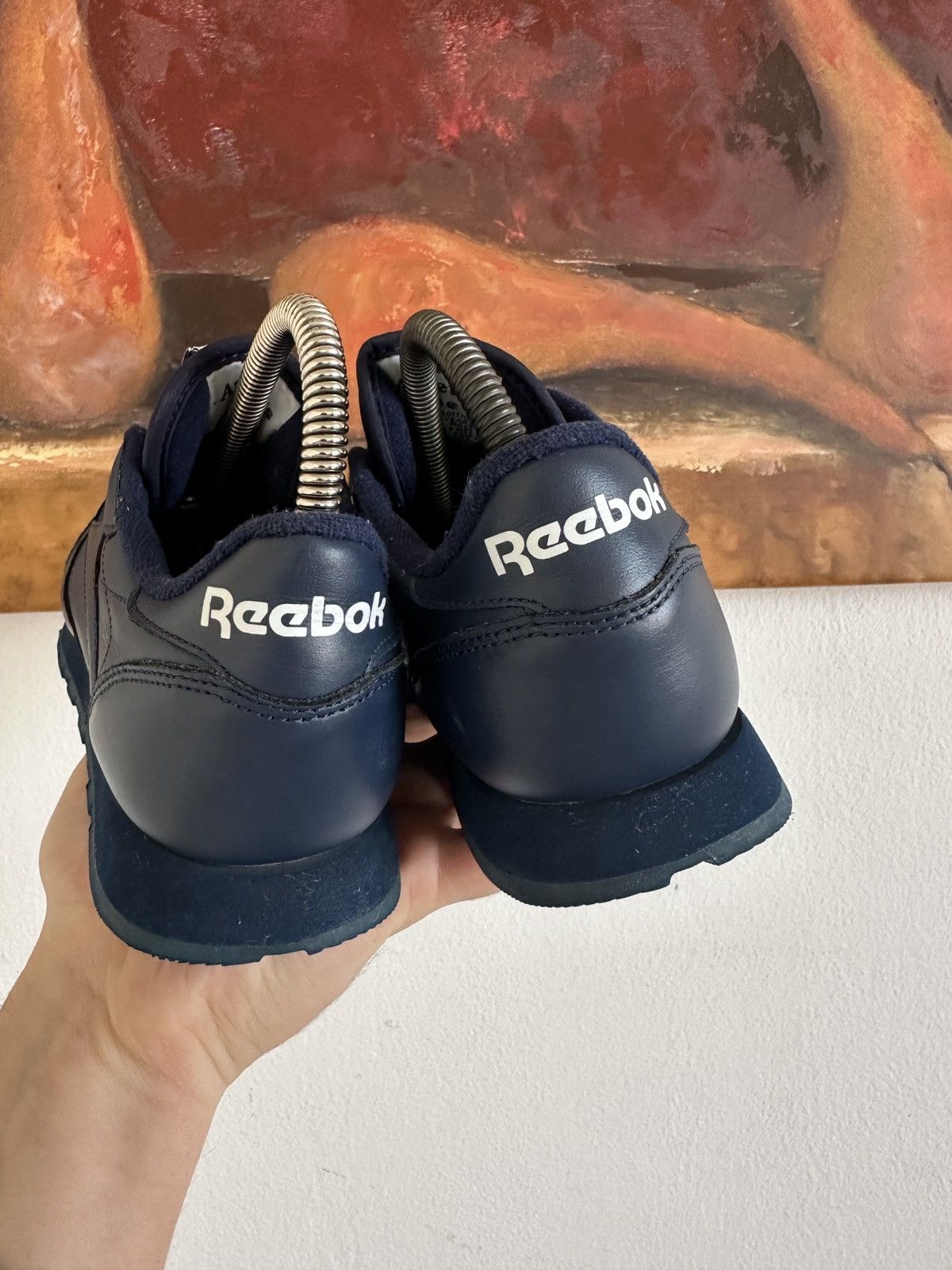 Reebok Reebok Classic Blue Leather Sneakers Size US 5.5 / IT 35.5 - 9 Thumbnail