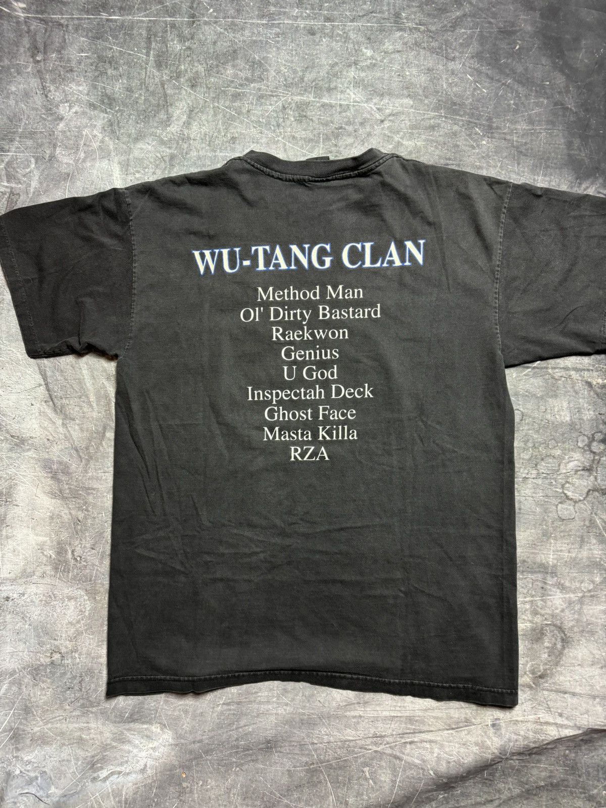 Rap Tees Wu Tang 1997 Vintage Polygram Rap T-Shirt Size US XXL / EU 58 / 5 - 2 Thumbnail