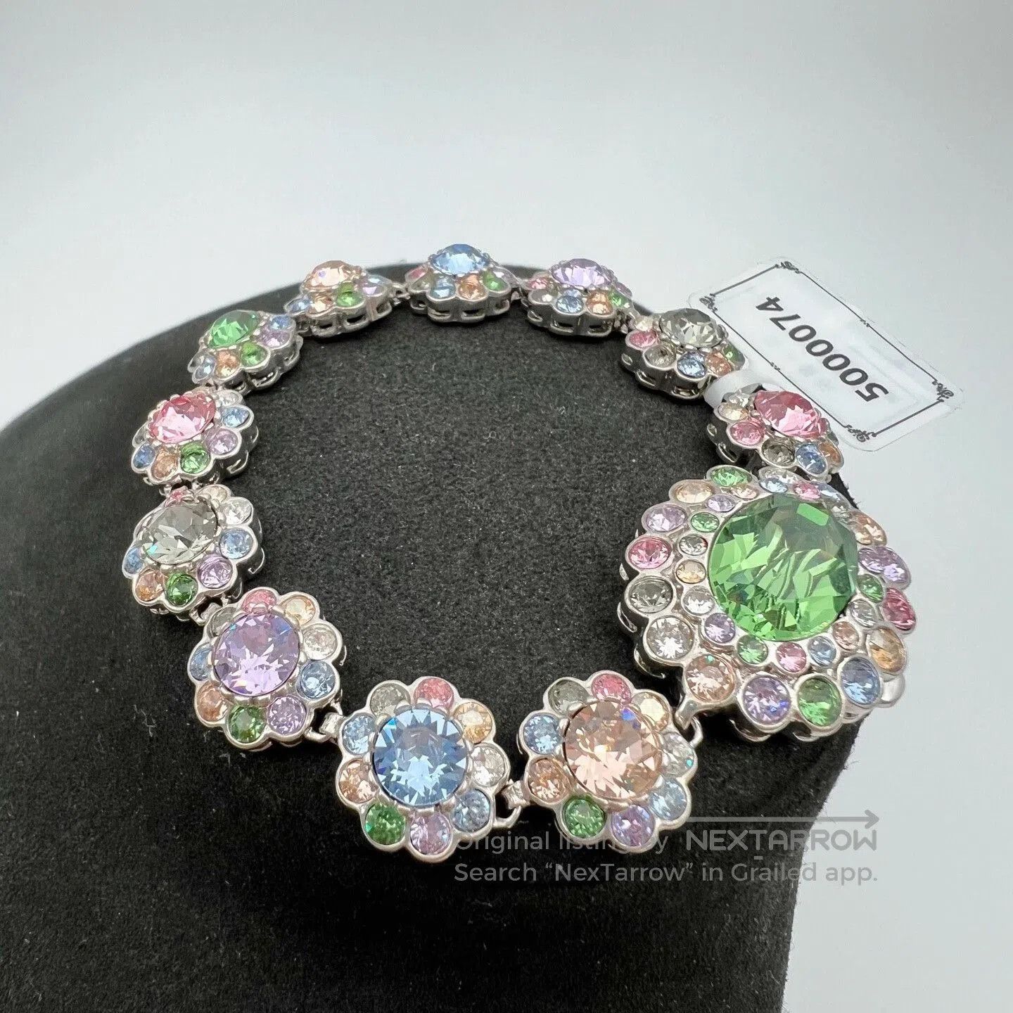 Miu Miu MIUMIU Colorful Crystal Bracelet. Size ONE SIZE - 1 Thumbnail