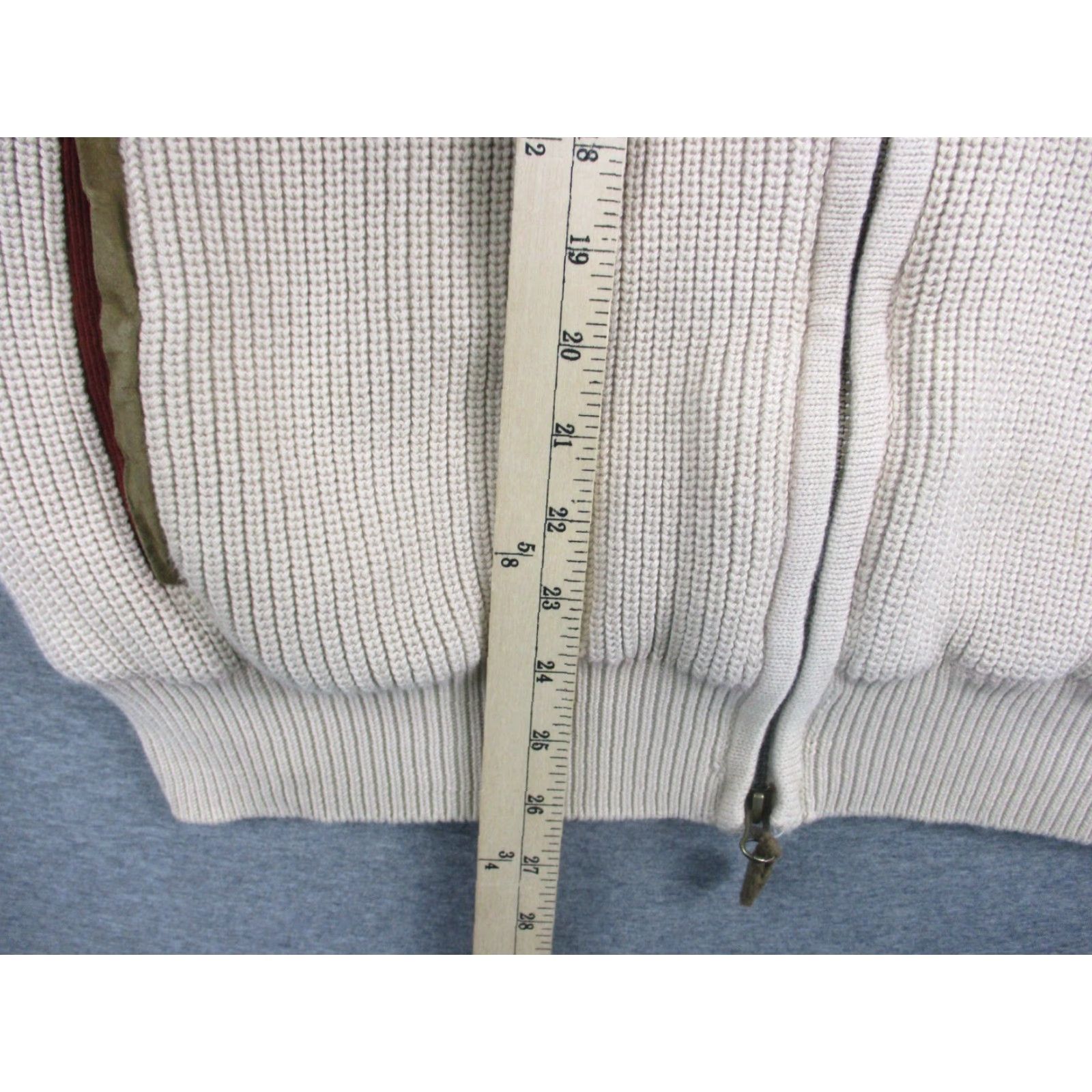 Orvis VINTAGE Orvis Vest Patches Large Beige Full Zip Sleeveless Size US L / EU 52-54 / 3 - 5 Thumbnail