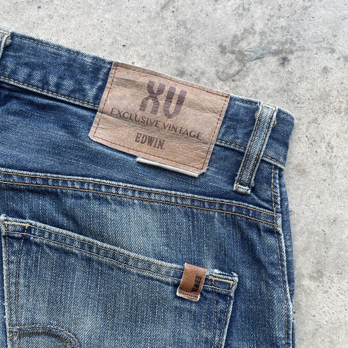 Edwin Vintage Edwin XV Rusty Jeans Distressed Faded Denim Pants Size US 32 / EU 48 - 8 Thumbnail