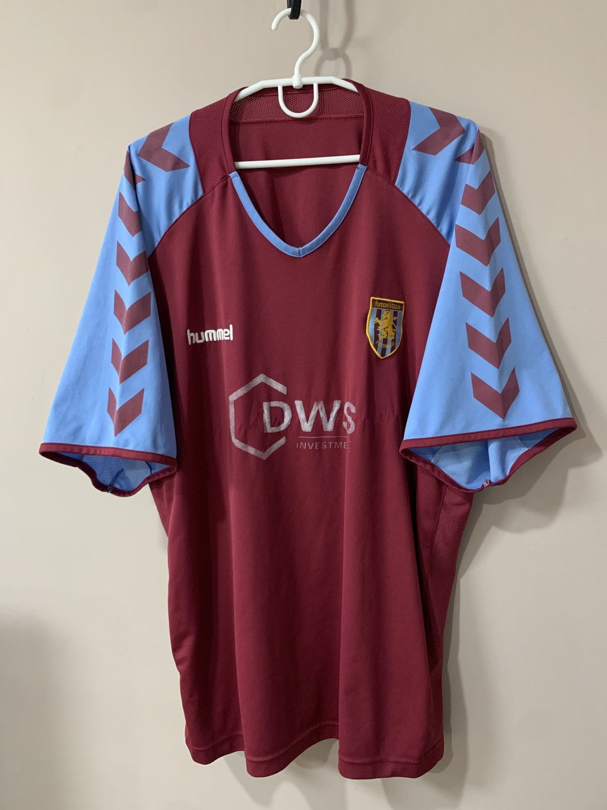 Vintage Aston Villa Home Football Shirt Hummel Vintage Soccer XXL Size US XXL / EU 58 / 5 - 1 Thumbnail