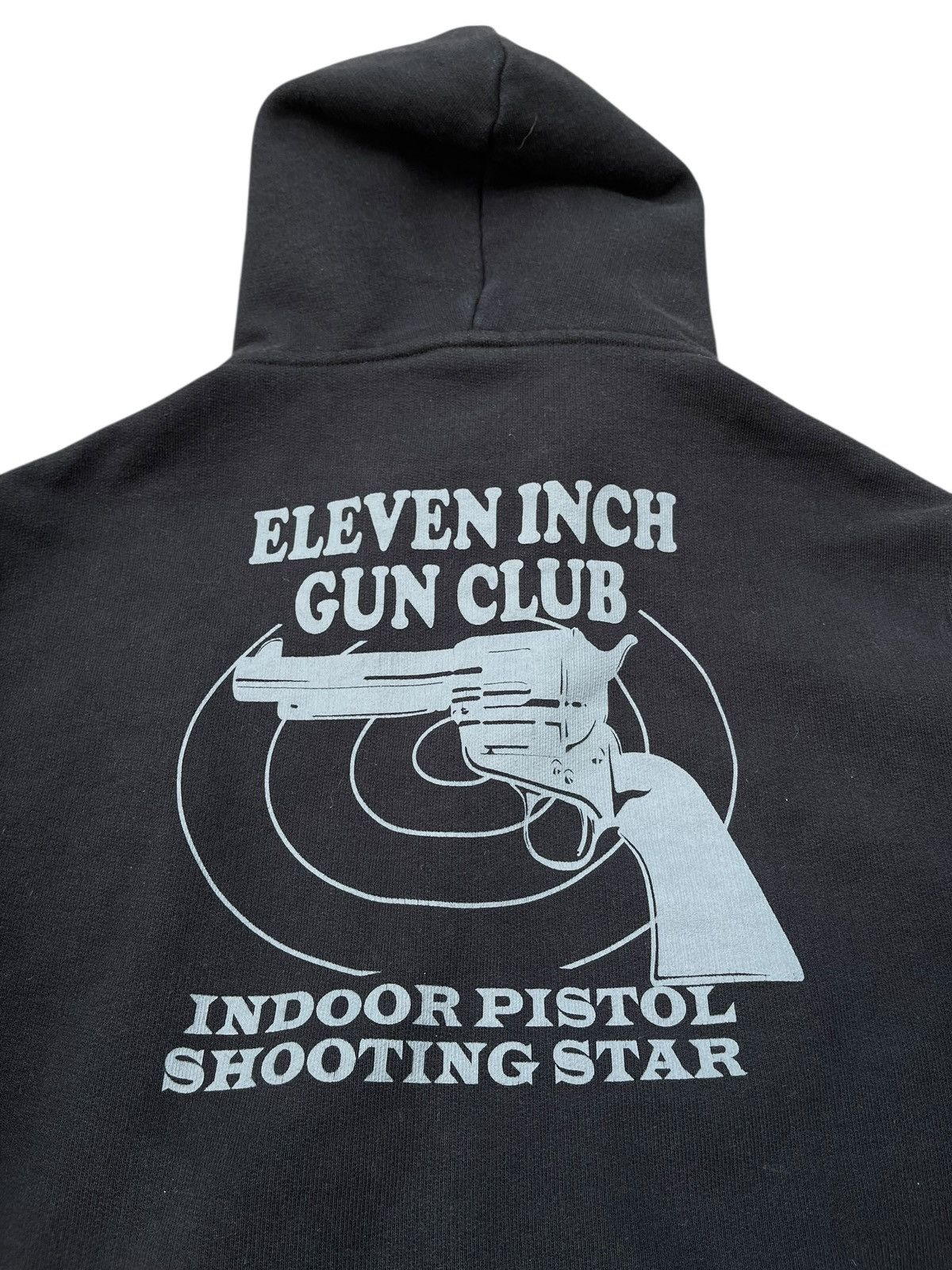 Vetements 11 inch gun club zip up hoodie
