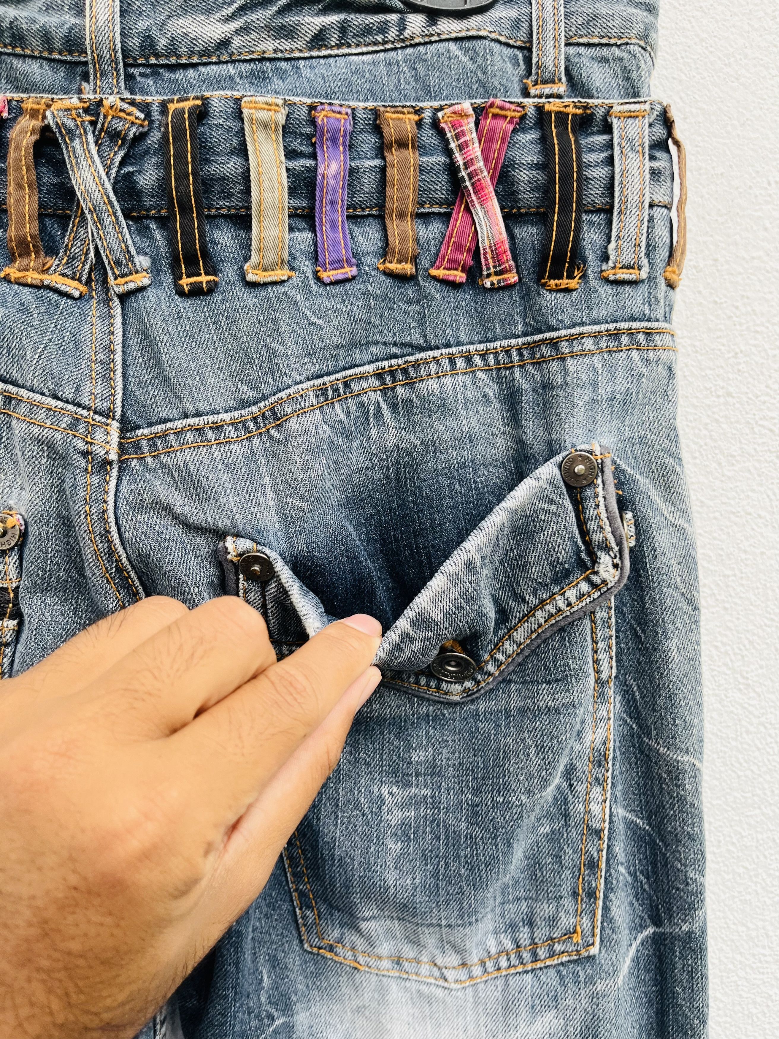 Japanese Brand × Vintage Vintage Nylaus Jeans Japanese Distressed Fashion Style Size US 29 - 10 Thumbnail