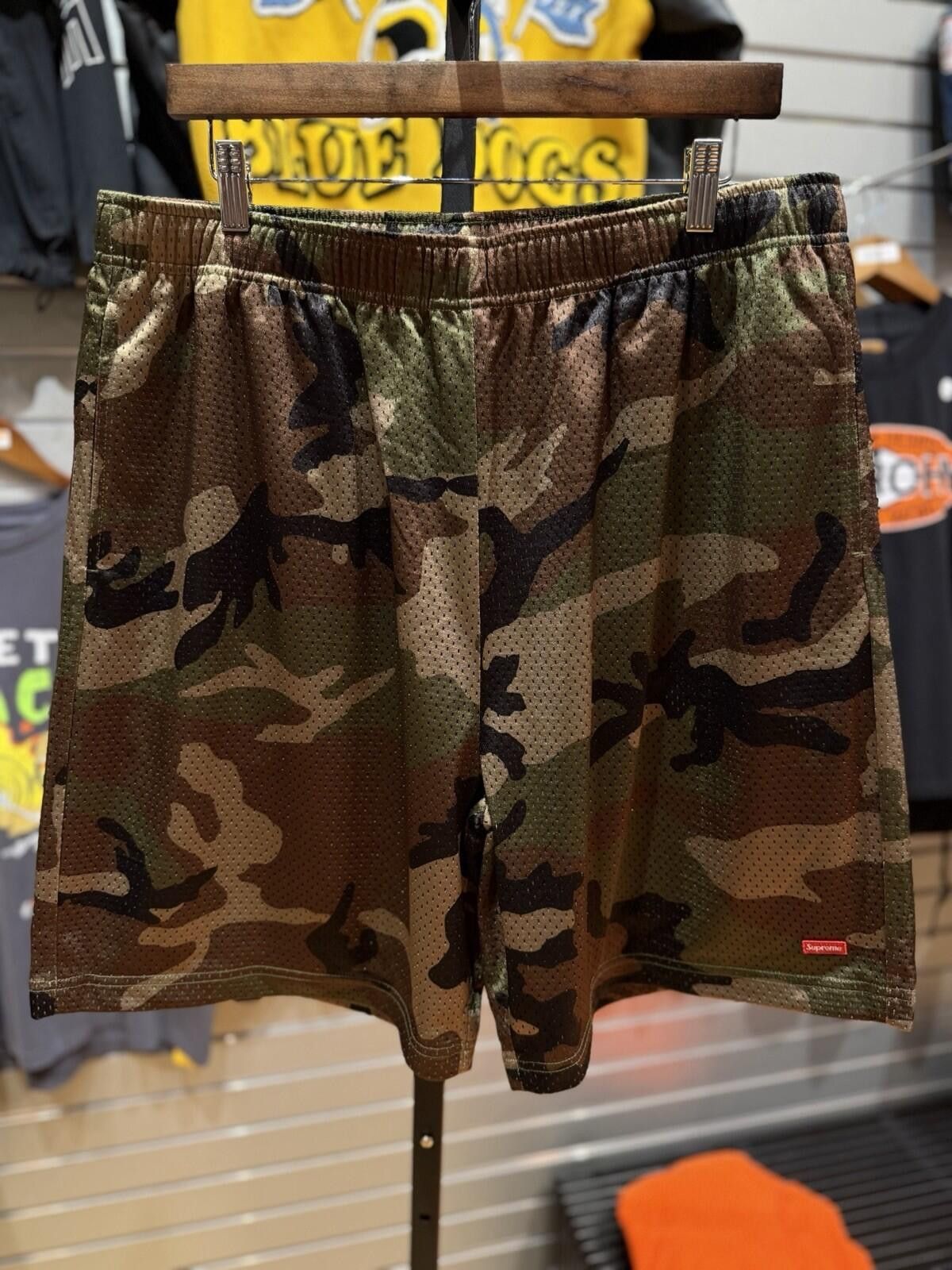 Supreme Supreme Small Box Baggy Mesh Shorts Size (Large) NEW Camo Size US 34 / EU 50 - 2 Thumbnail