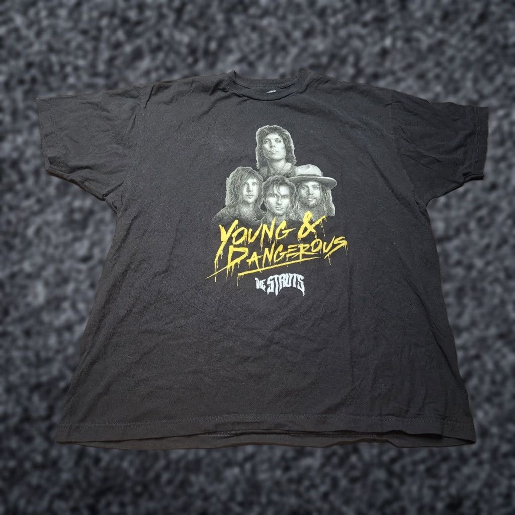 Vintage THE STRUTS T SHIRT Mens 2XL Black Short Sleeve 100% Cotton Unisex Adults Body Talks Tour 2018 Size US XXL / EU 58 / 5 - 1 Thumbnail