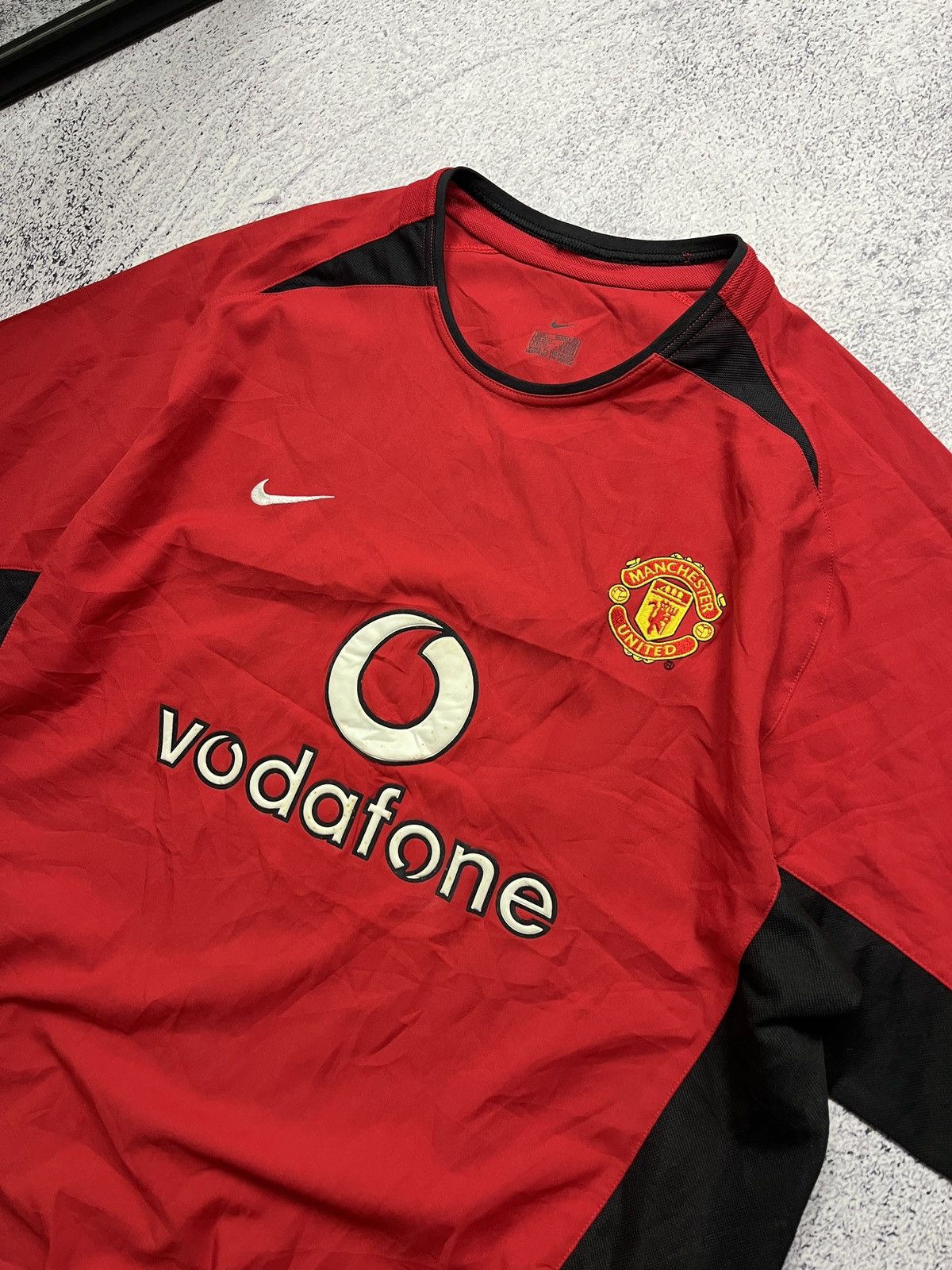 Nike Nike Manchester United 2002/2004 Home Vintage Soccer Jersey Size US L / EU 52-54 / 3 - 5 Thumbnail