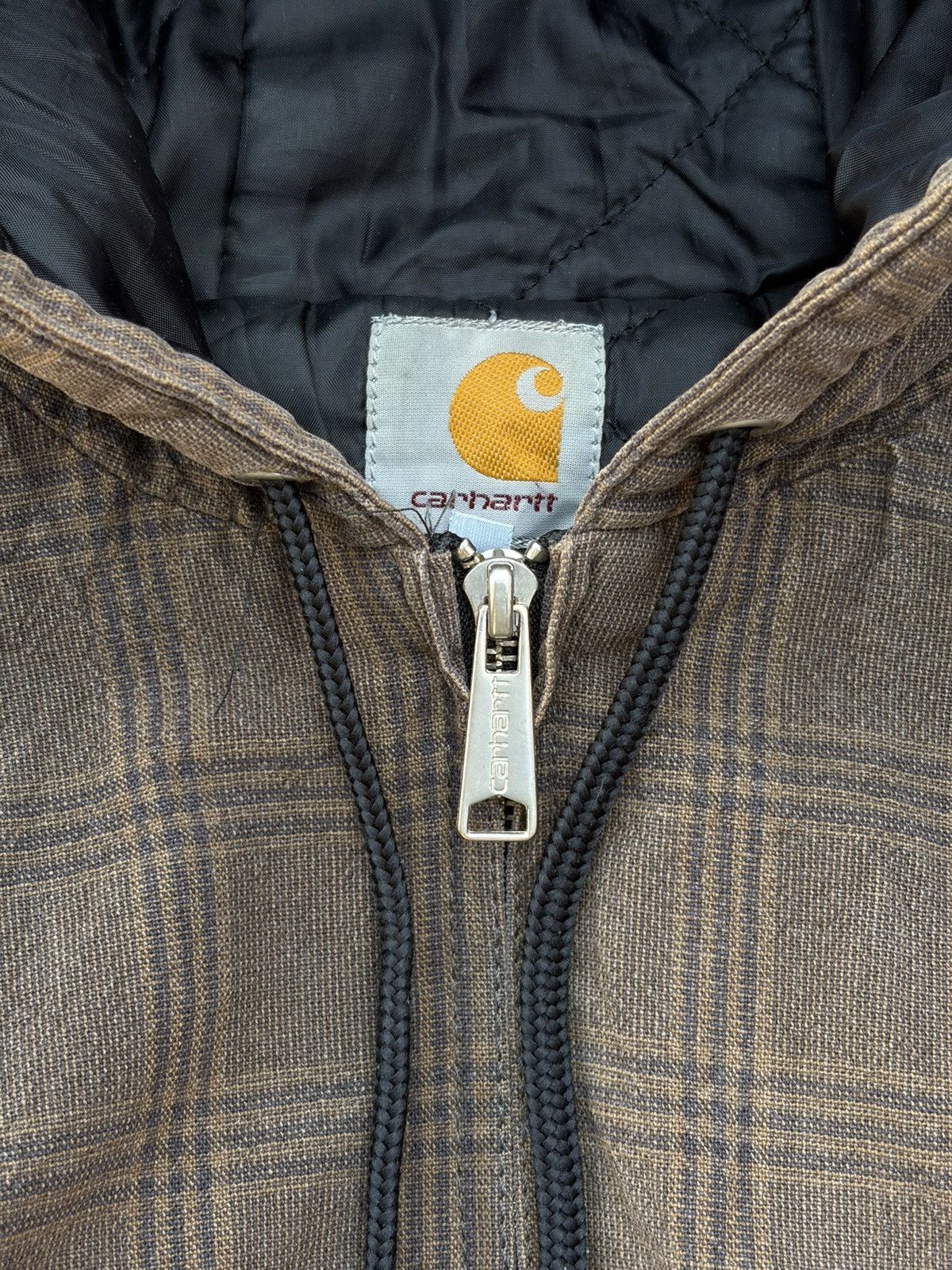 Carhartt Vintage 00s Sunfaded Carhartt Plaid Active Jacket Size US M / EU 48-50 / 2 - 7 Thumbnail