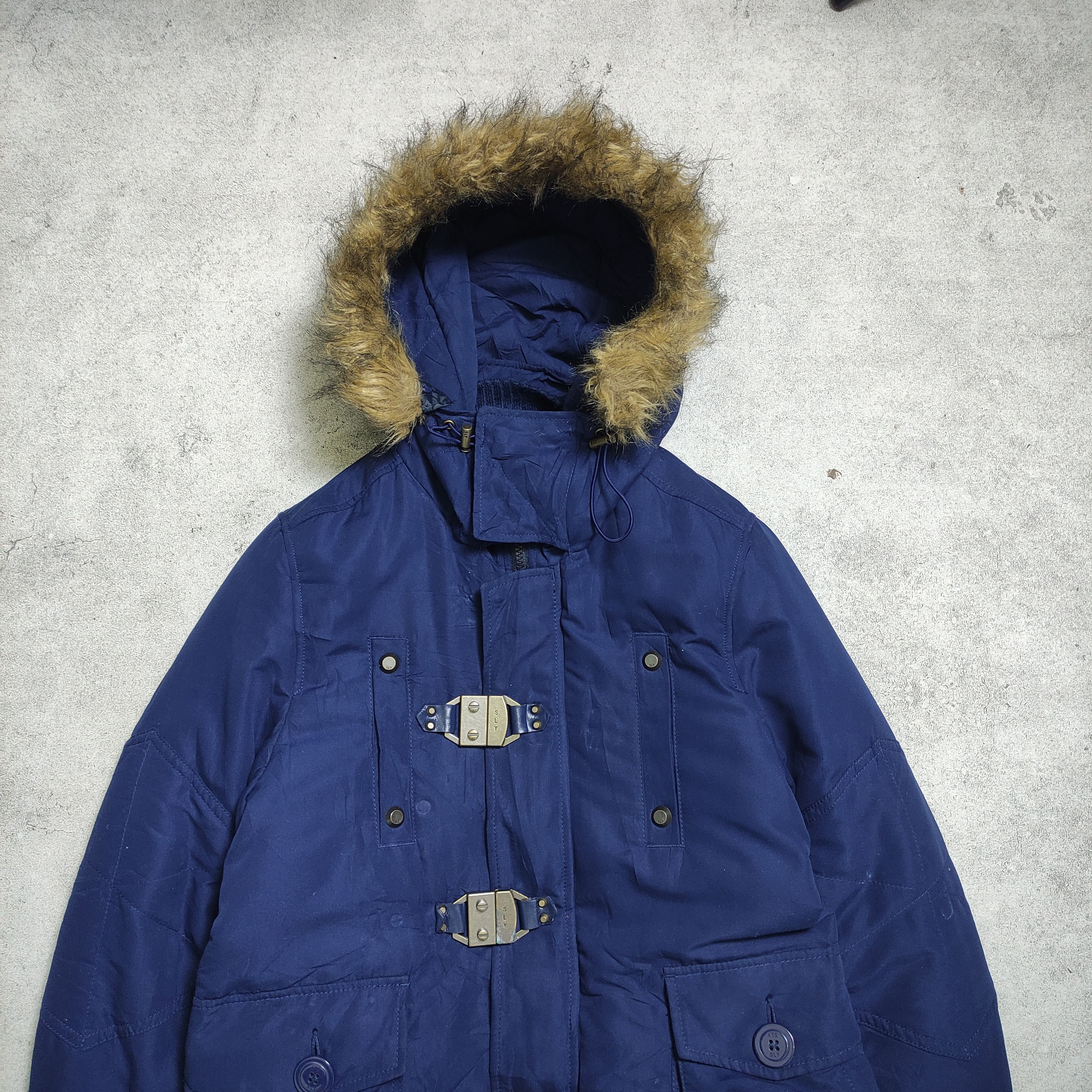 Sly Military Fur Jacket Japanese brand style LGB Goa archive sly