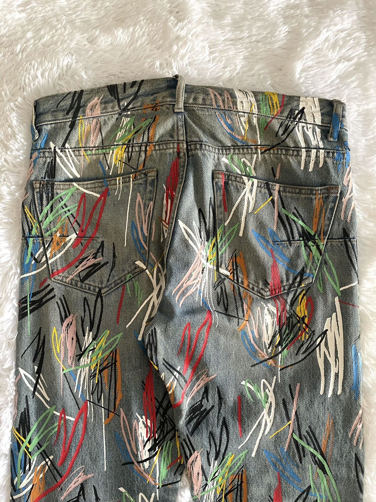 Dior Dior KVA SS15 Scribble Denim Size US 29 - 4 Thumbnail