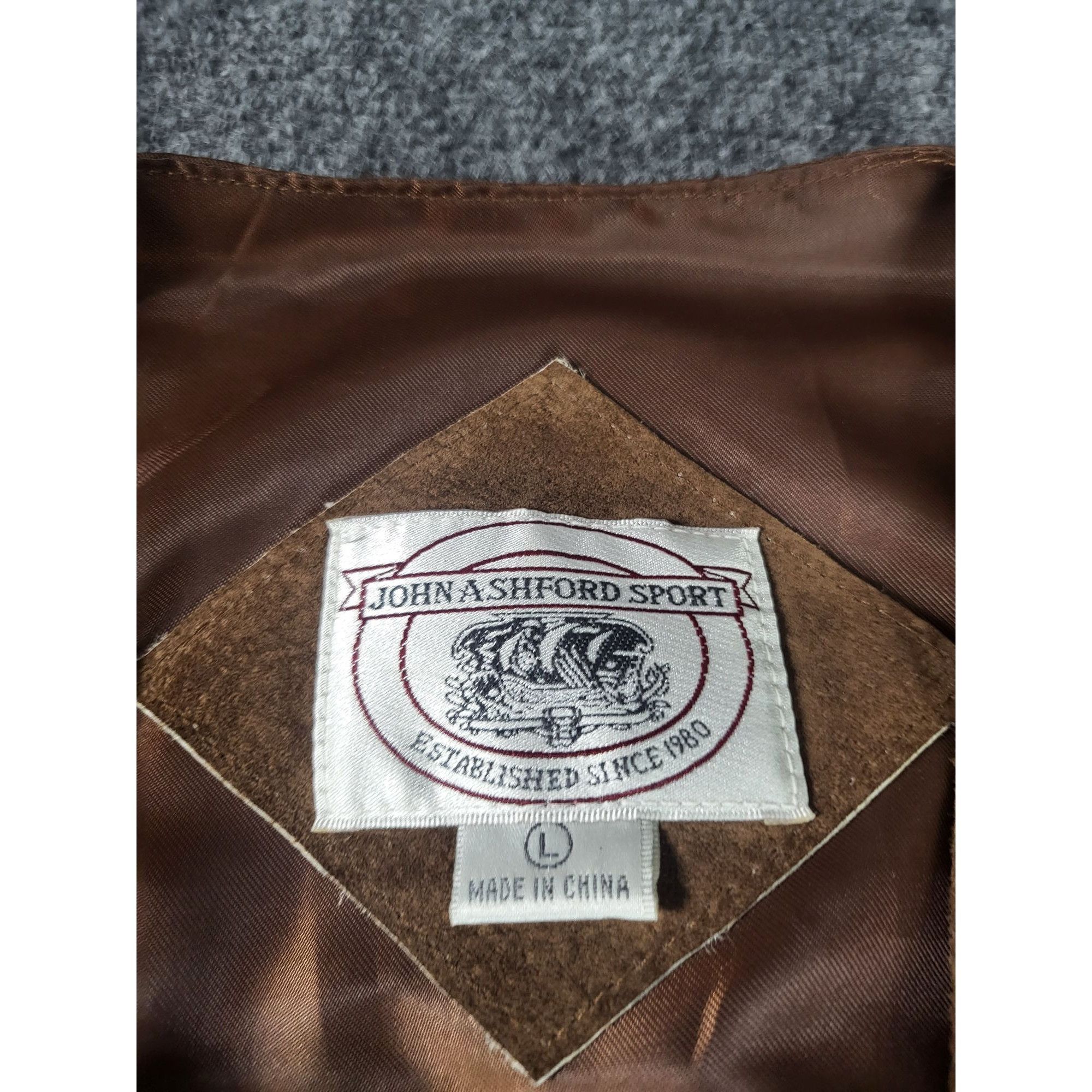 John Ashford Vintage John Ashford Sport Western Suede Leather Vest Men Sz Size US L / EU 52-54 / 3 - 6 Thumbnail