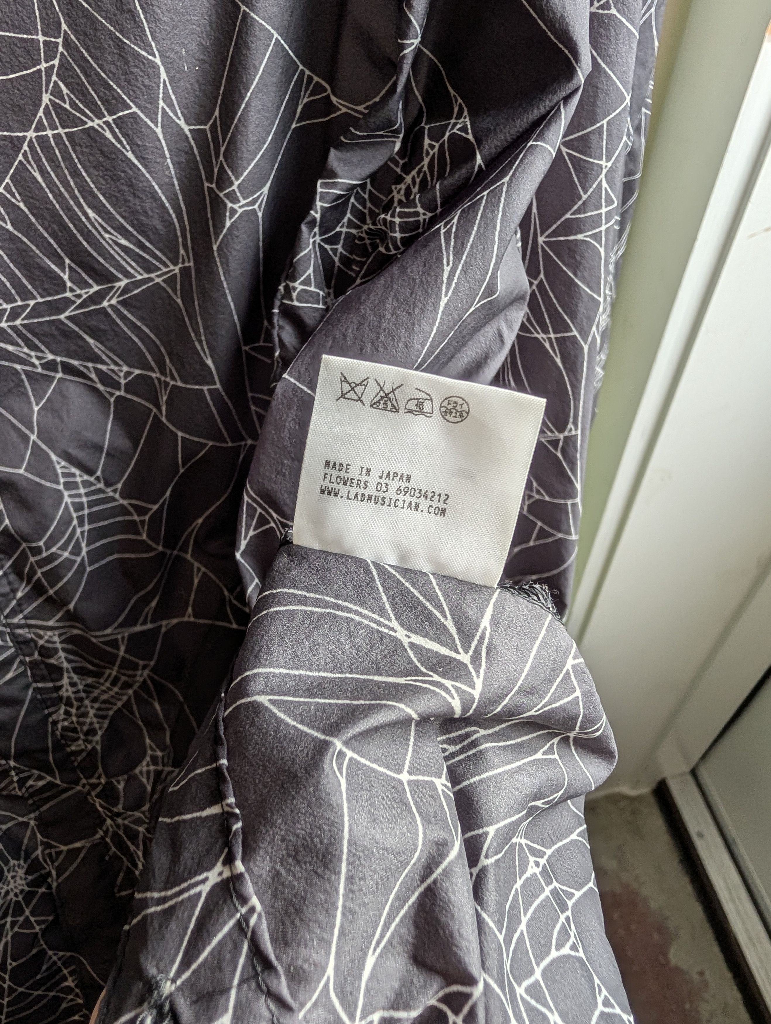 Lad Musician Hooded Spider Web Zip Up Windbreaker Size US S / EU 44-46 / 1 - 6 Thumbnail