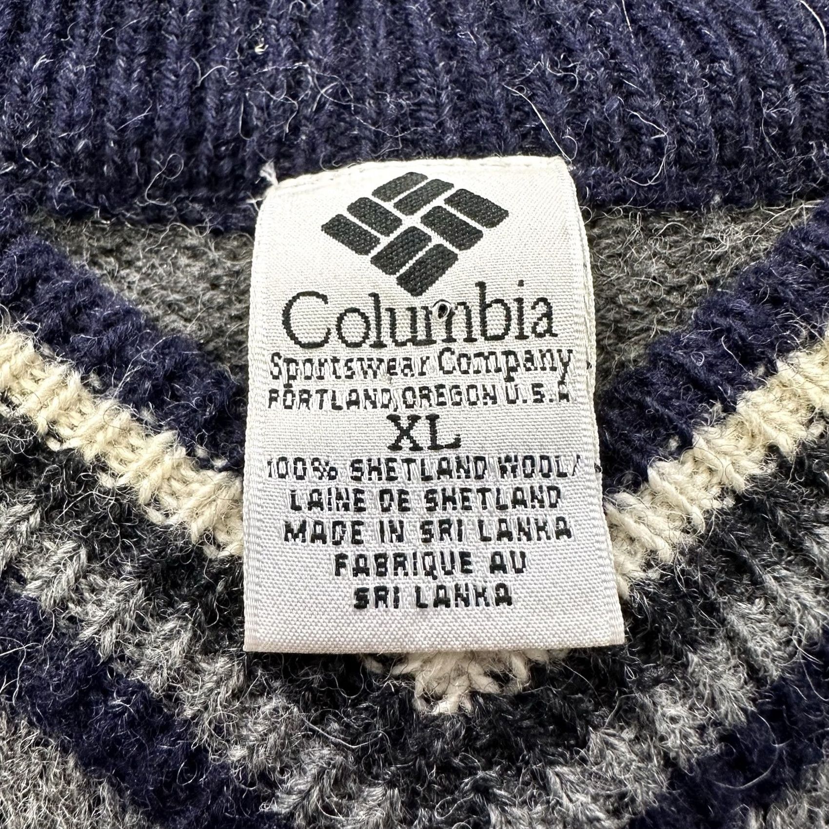 Vintage Vintage Columbia SweatEr V-Neck Mens XL Gray Wool Y2K 00’s Pullover Shirt (Outdoor) Mens XL Grey Knit Pattern Solid Size US XL / EU 56 / 4 - 4 Thumbnail