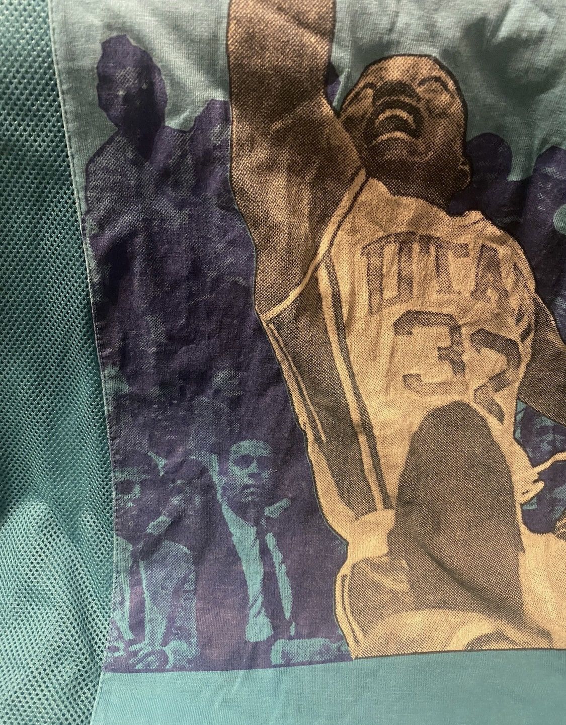 Adidas Vintage ultra rare Karl malone utah jazz NBA vtg adidas tee Size US XL / EU 56 / 4 - 4 Thumbnail