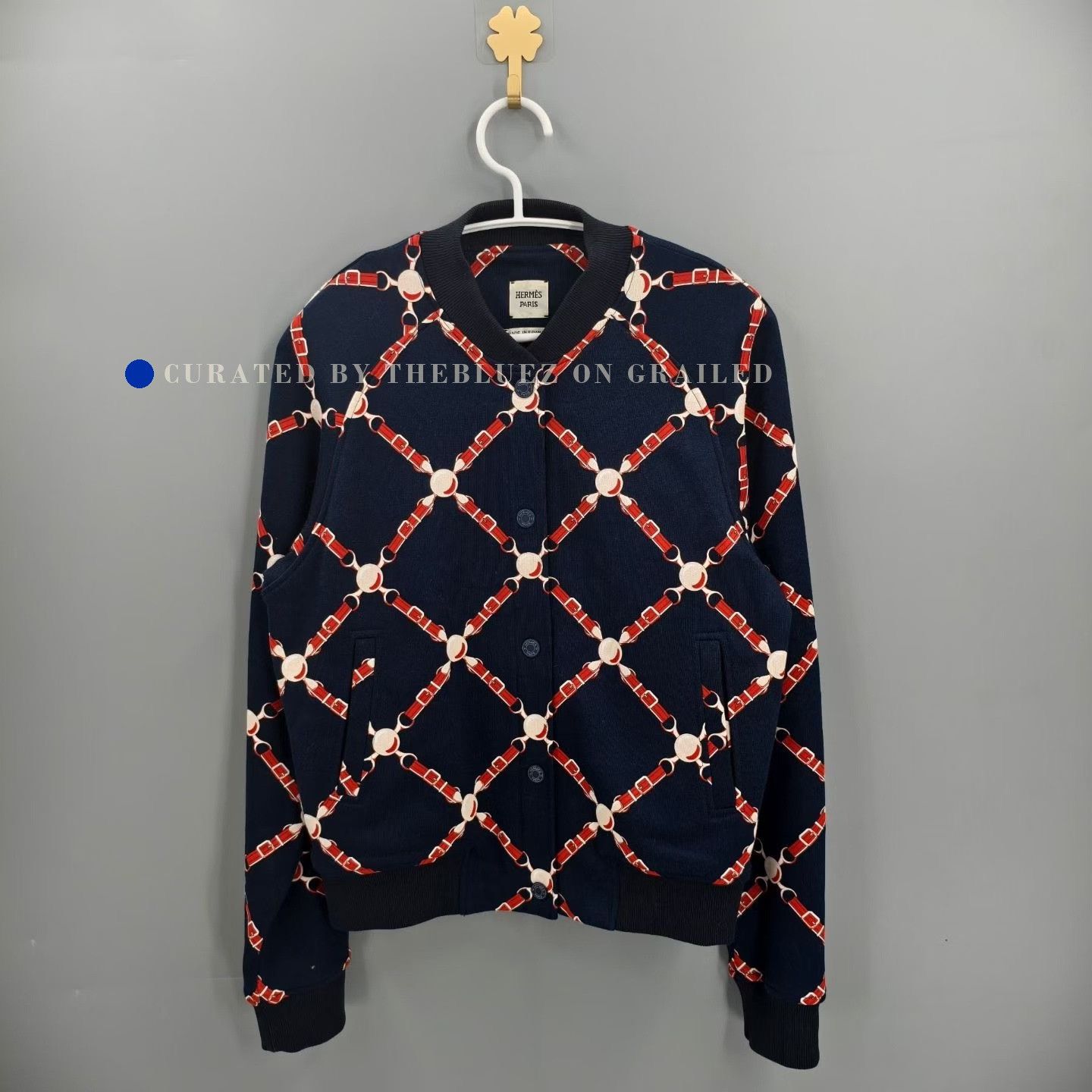 Hermes Hermes Classic Chain Print Button Jacket Size XS / US 0-2 / IT 36-38 - 1 Thumbnail