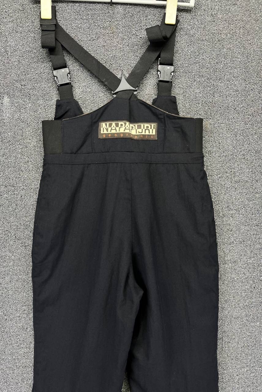 Napapijri Vintage Napapijri Ski Overall Black Big Logo Pants Jumpsuit Size US 29 - 8 Thumbnail
