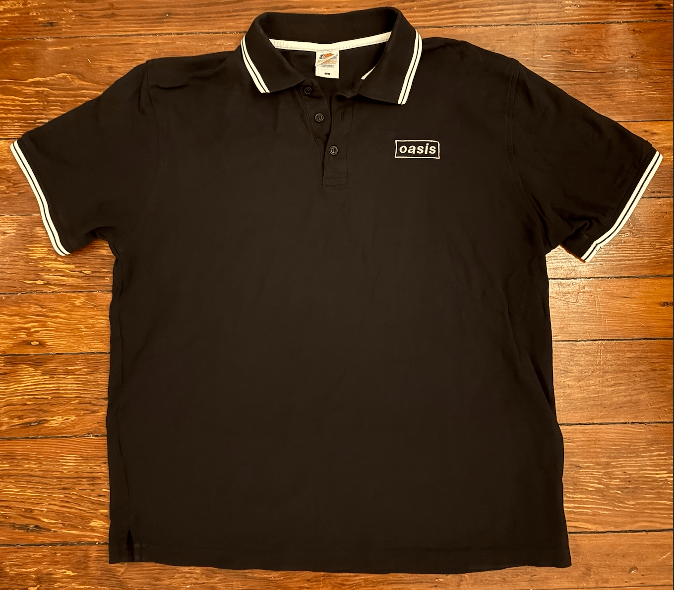 Fruit Of The Loom Oasis band tour polo vintage authentic reunion britpop Size US L / EU 52-54 / 3 - 2 Thumbnail