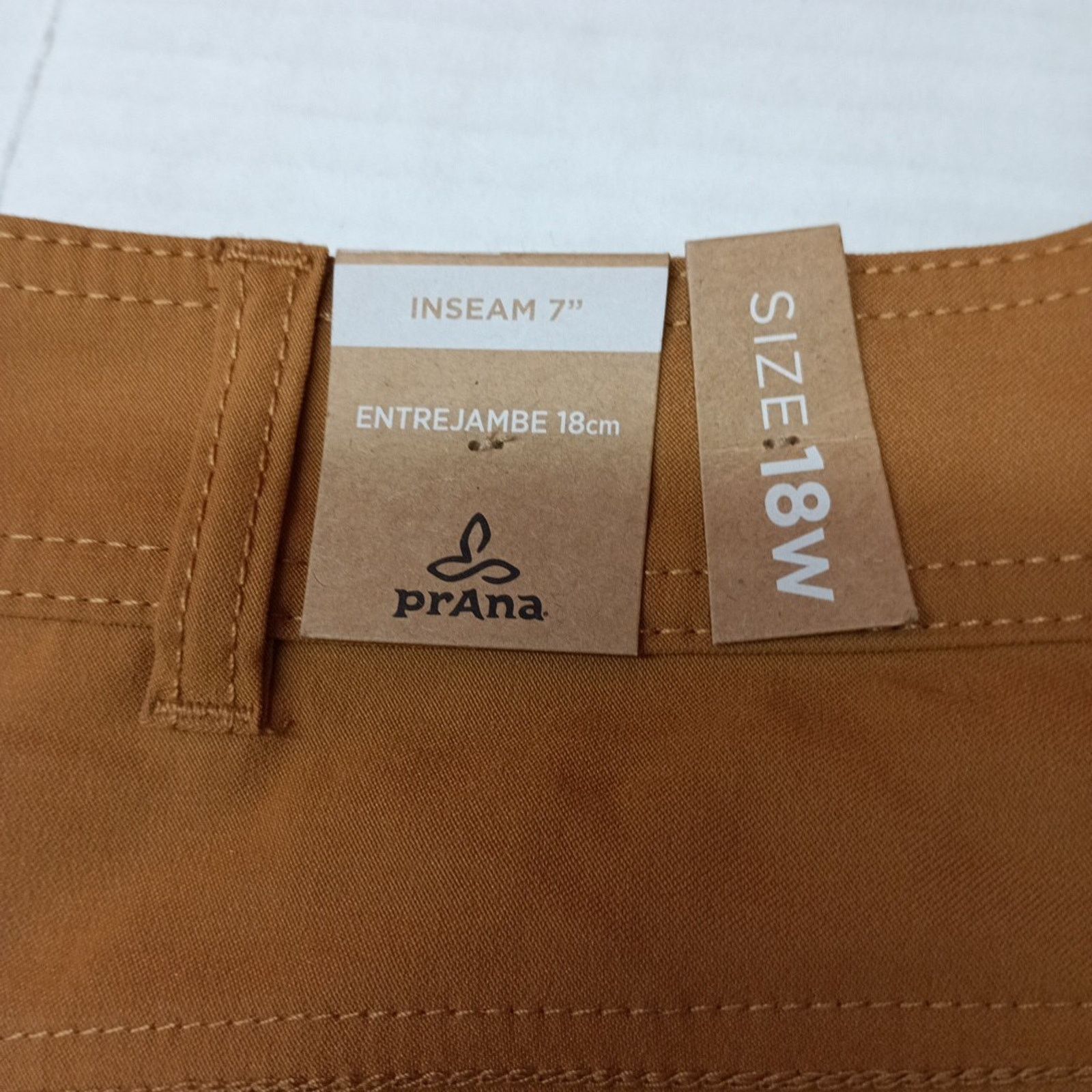 Prana Women’s PrAna Halle Short ll Size 18W Brown 7" Inseam Size 40" / US 18 - 4 Thumbnail