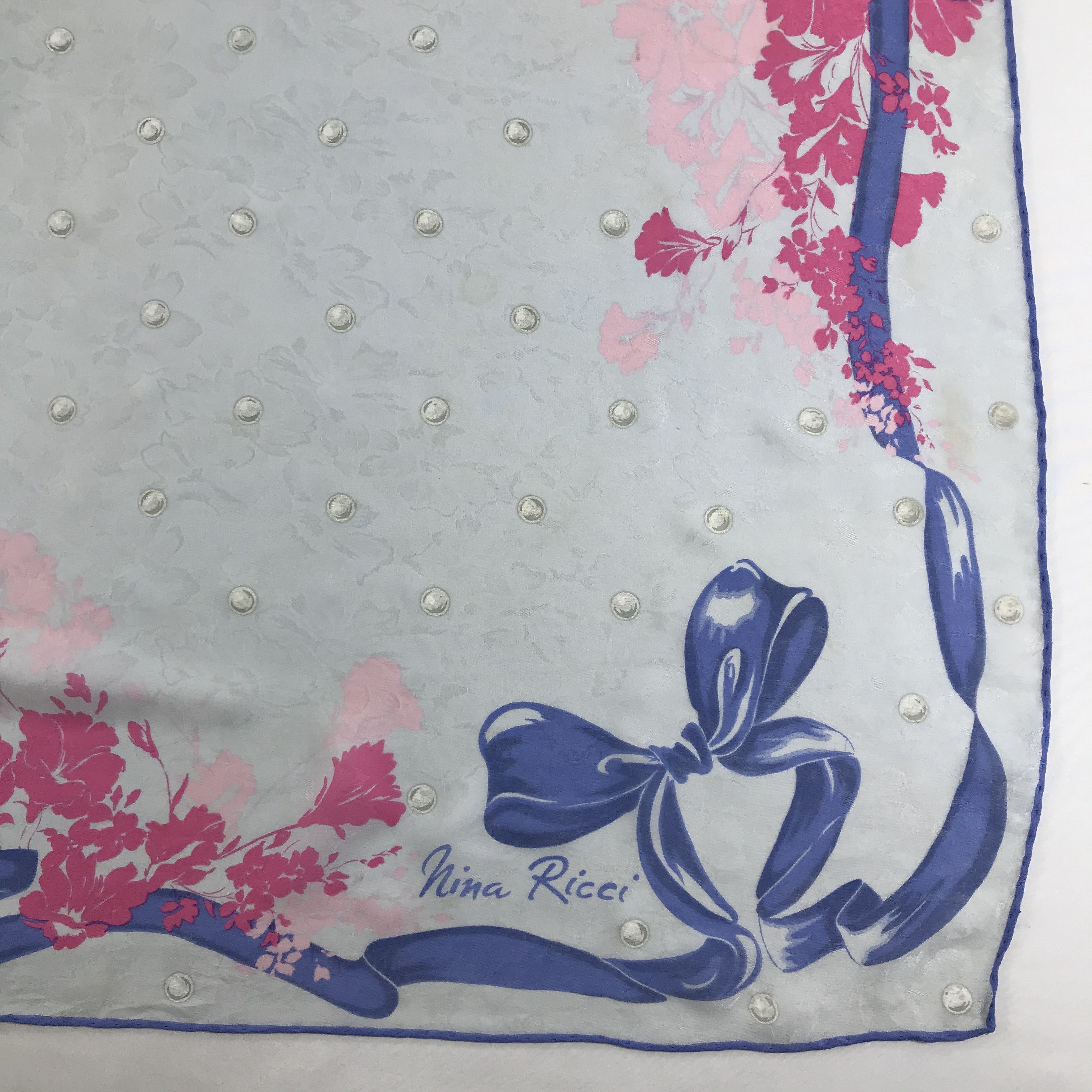 Nina Ricci Vintage Nina Ricci Silk Scarf Size ONE SIZE - 4 Thumbnail