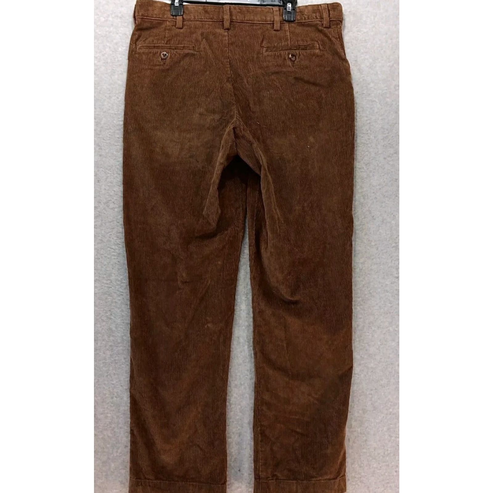 Vintage L.L. Bean Corduroy Pants Men's 37x34 Brown Hidden Comfort Waist Classic Fit Size US 37 - 5 Thumbnail