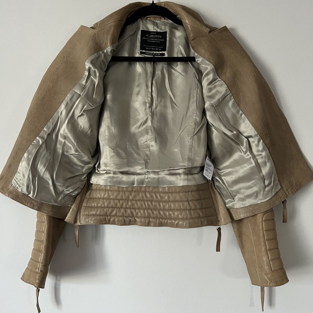 Allsaints All Saints Leather Jacket Women’s Size M / US 6-8 / IT 42-44 - 2 Thumbnail