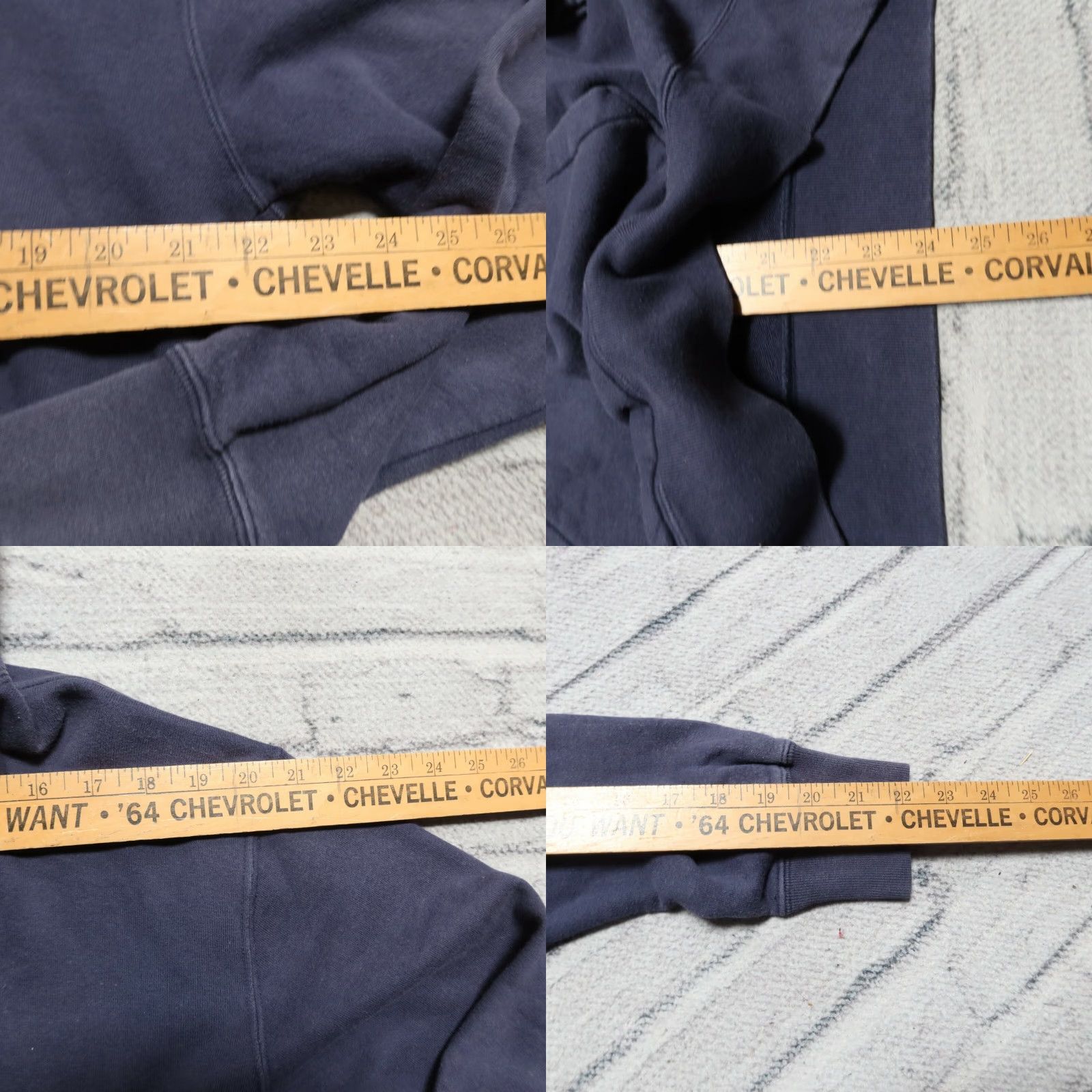 Vans VINTAGE Vans Logo Hoodie Sweatshirt M Navy Mens 90s Skate Size US M / EU 48-50 / 2 - 8 Thumbnail