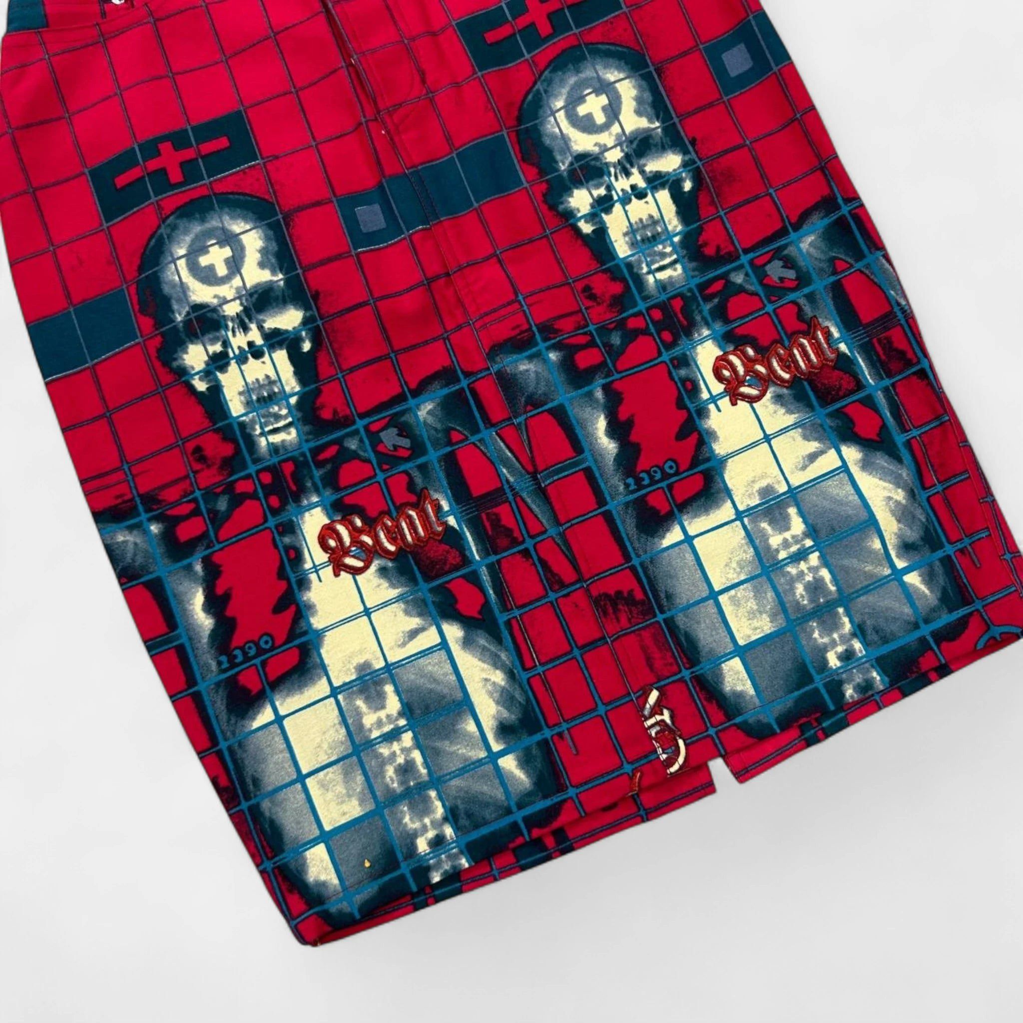 Jean Paul Gaultier Jean Paul Gaultier 1996 "Cyberbaba" X-Ray Skeleton Skirt Size 26" / US 2 / IT 38 - 3 Thumbnail