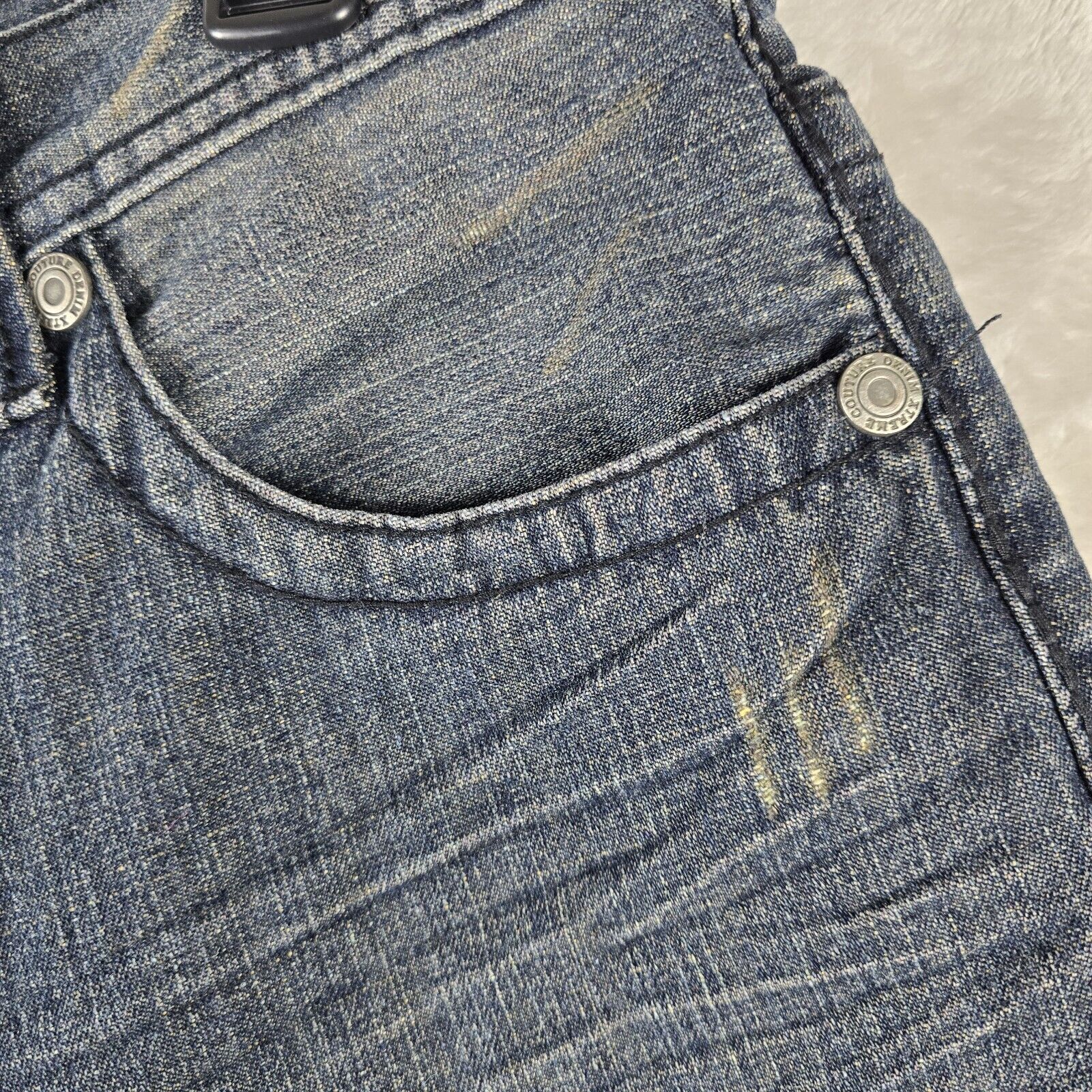 Other Y2K Xtreme Couture Distressed Blue Jean Shorts Sz 32 Baggy Size US 32 / EU 48 - 5 Thumbnail
