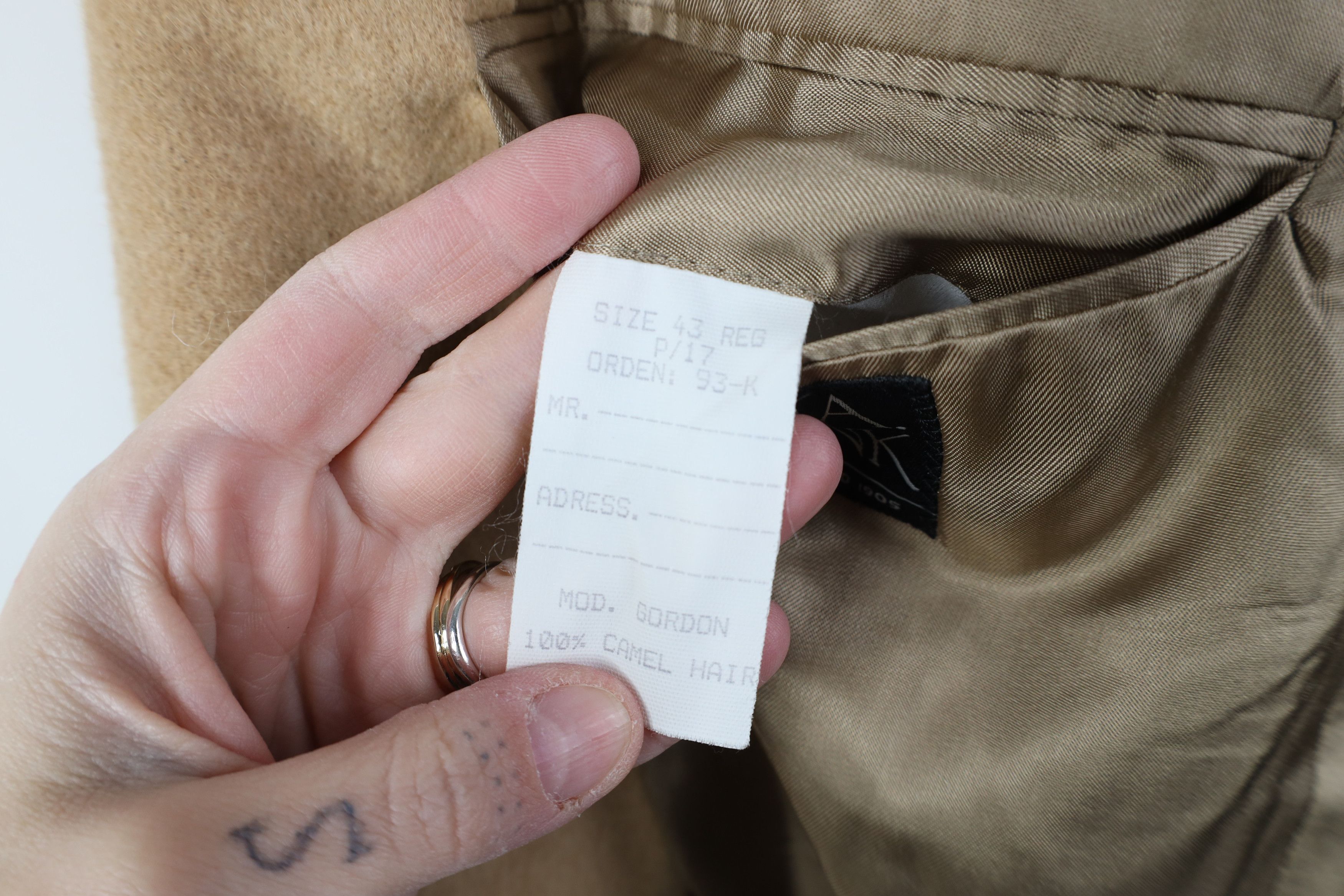 Jos. A. Bank Jos A Bank Camel Hair Suit Coat Blazer Jacket Beige Brown Size US XXL / EU 58 / 5 - 11 Thumbnail