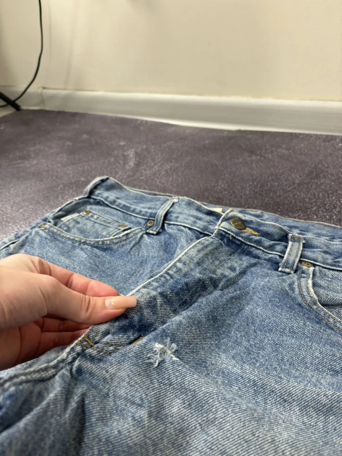 Carhartt × Vintage Vintage Carhartt USA Traditional Fit Denim Work Hype Jeans Size US 34 / EU 50 - 10 Thumbnail