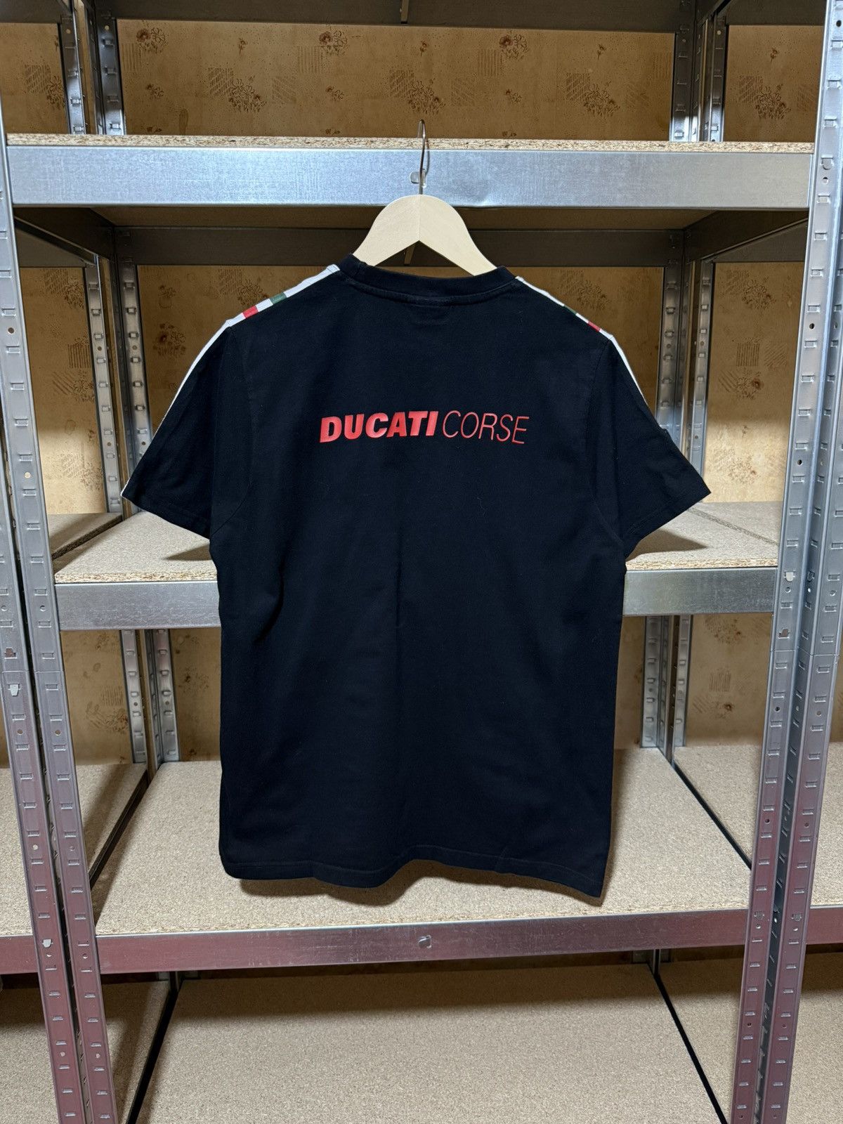 Ducati × Vintage Rare Vintage 90’s Ducati Corse Racing Moto T-shirt Size US M / EU 48-50 / 2 - 2 Thumbnail